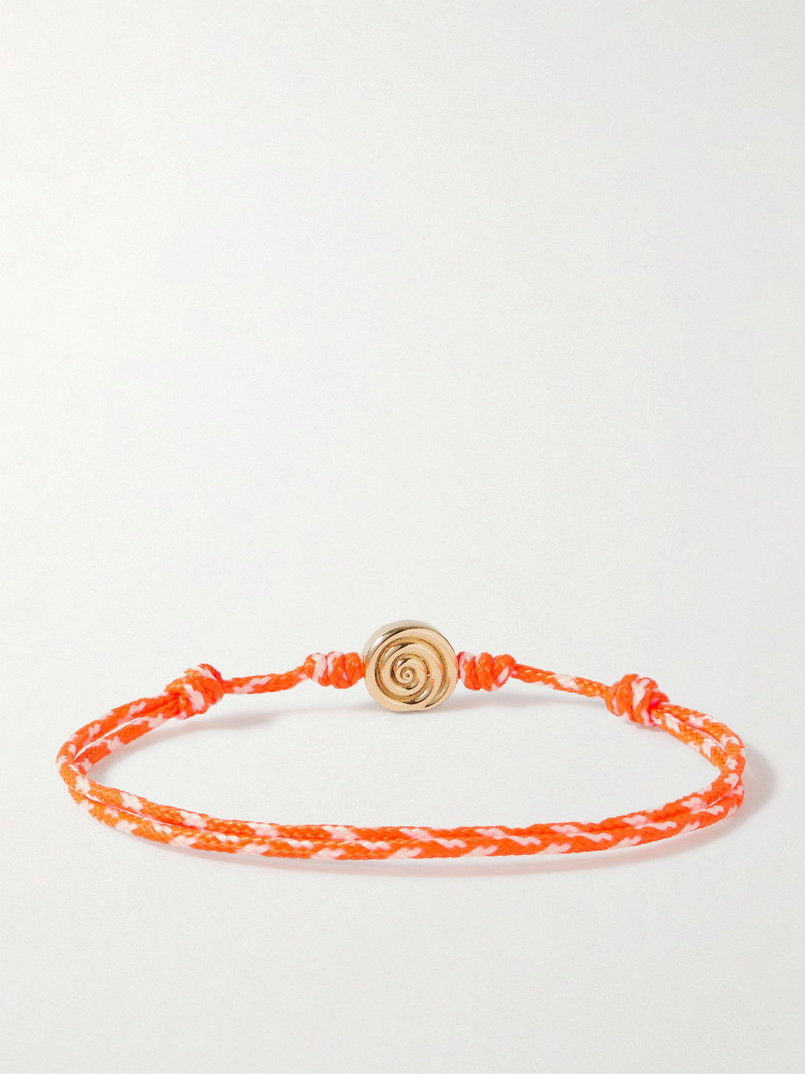 Luis Morais 14-karat Gold, Cord And Diamond Bracelet
