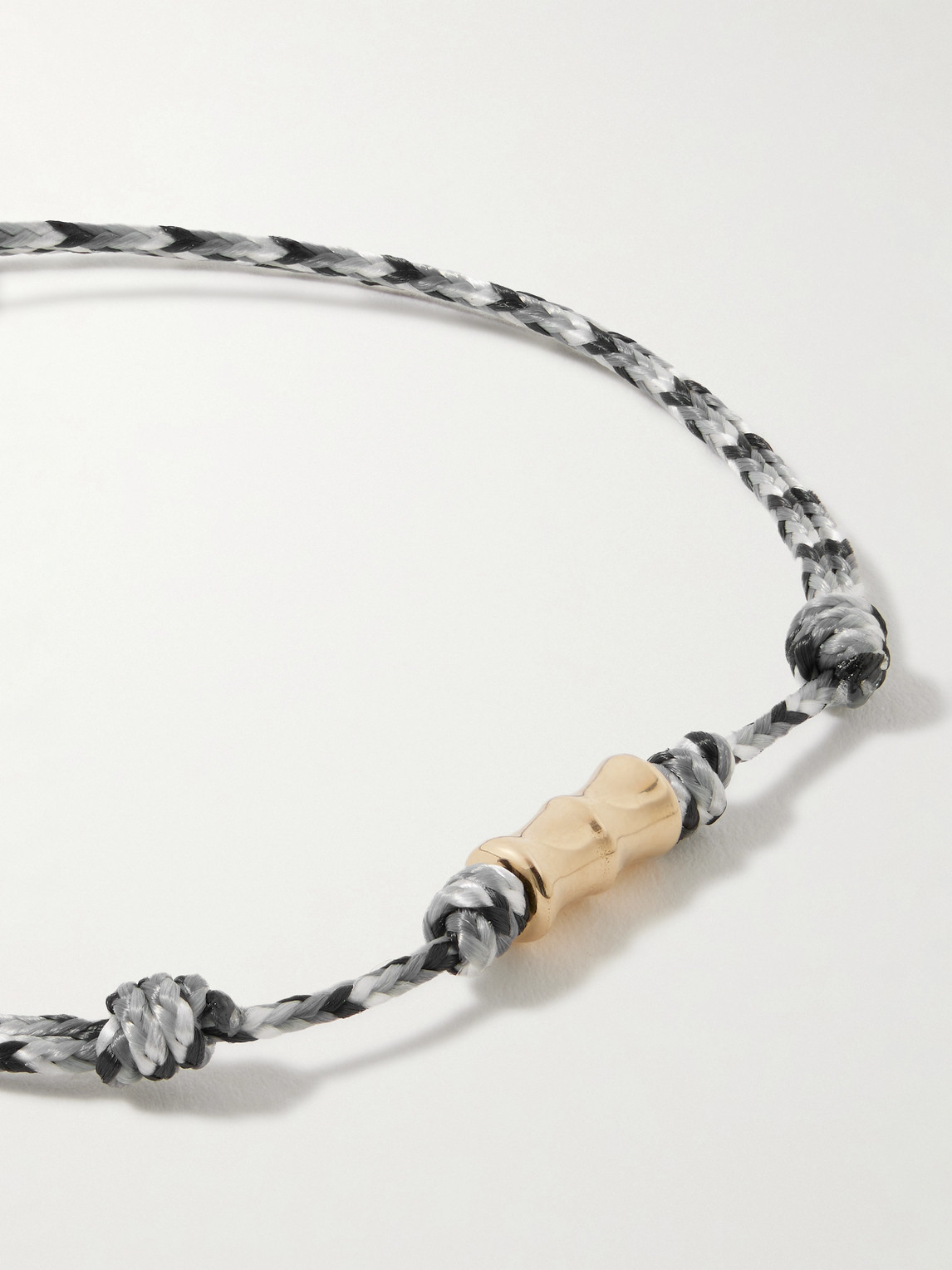 Luis Morais 14-karat Gold And Cord Bracelet
