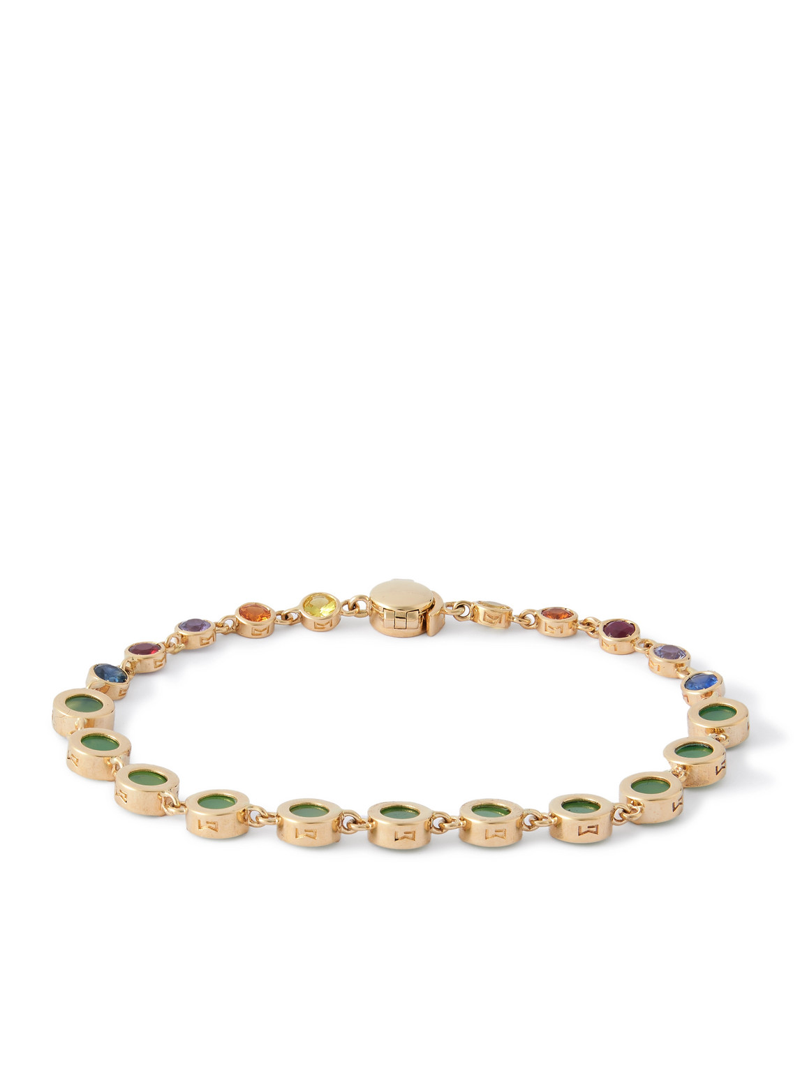 Luis Morais 14-karat Gold Multi-stone Bracelet