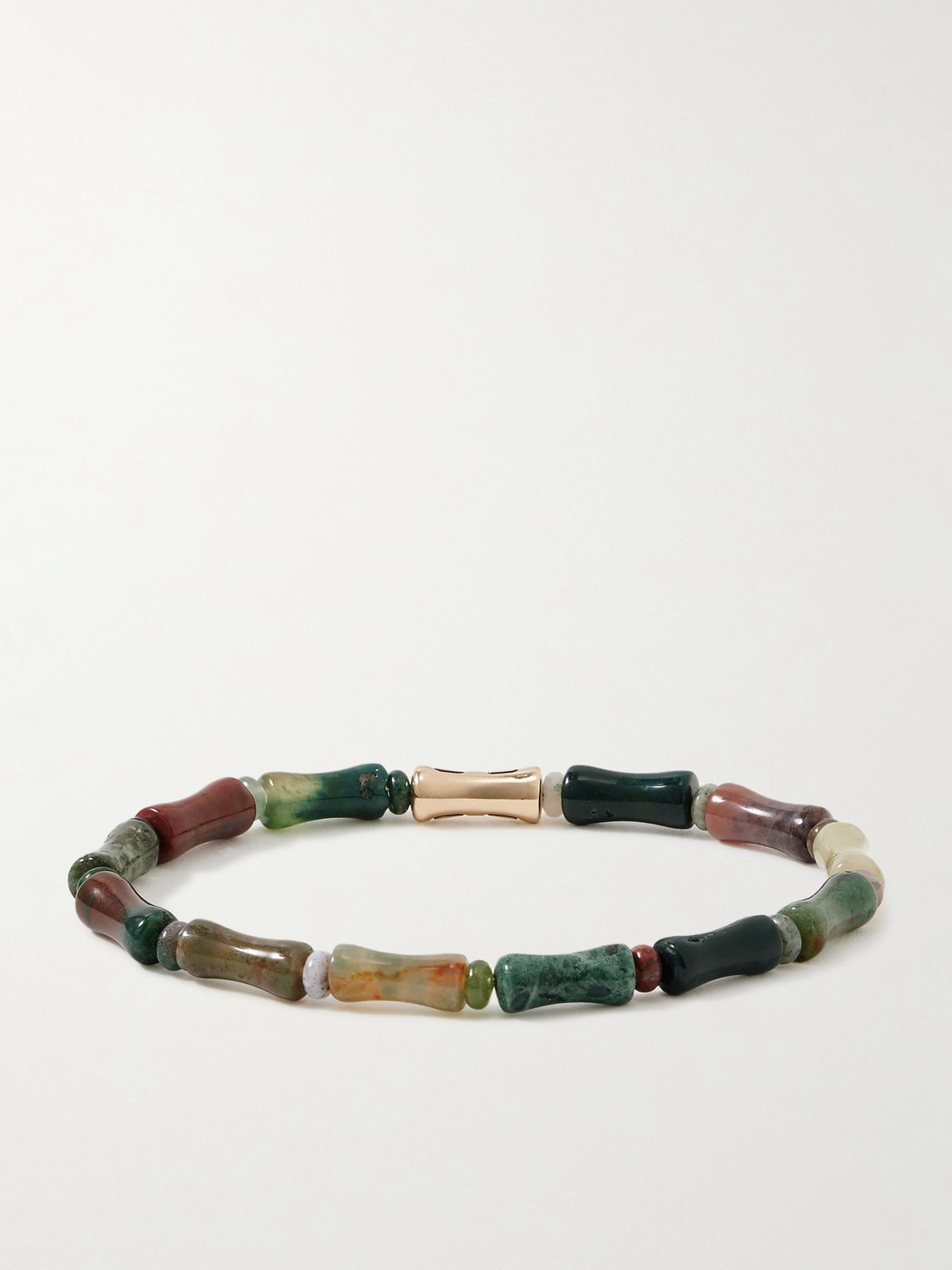 Luis Morais 14-karat Gold Agate Bracelet
