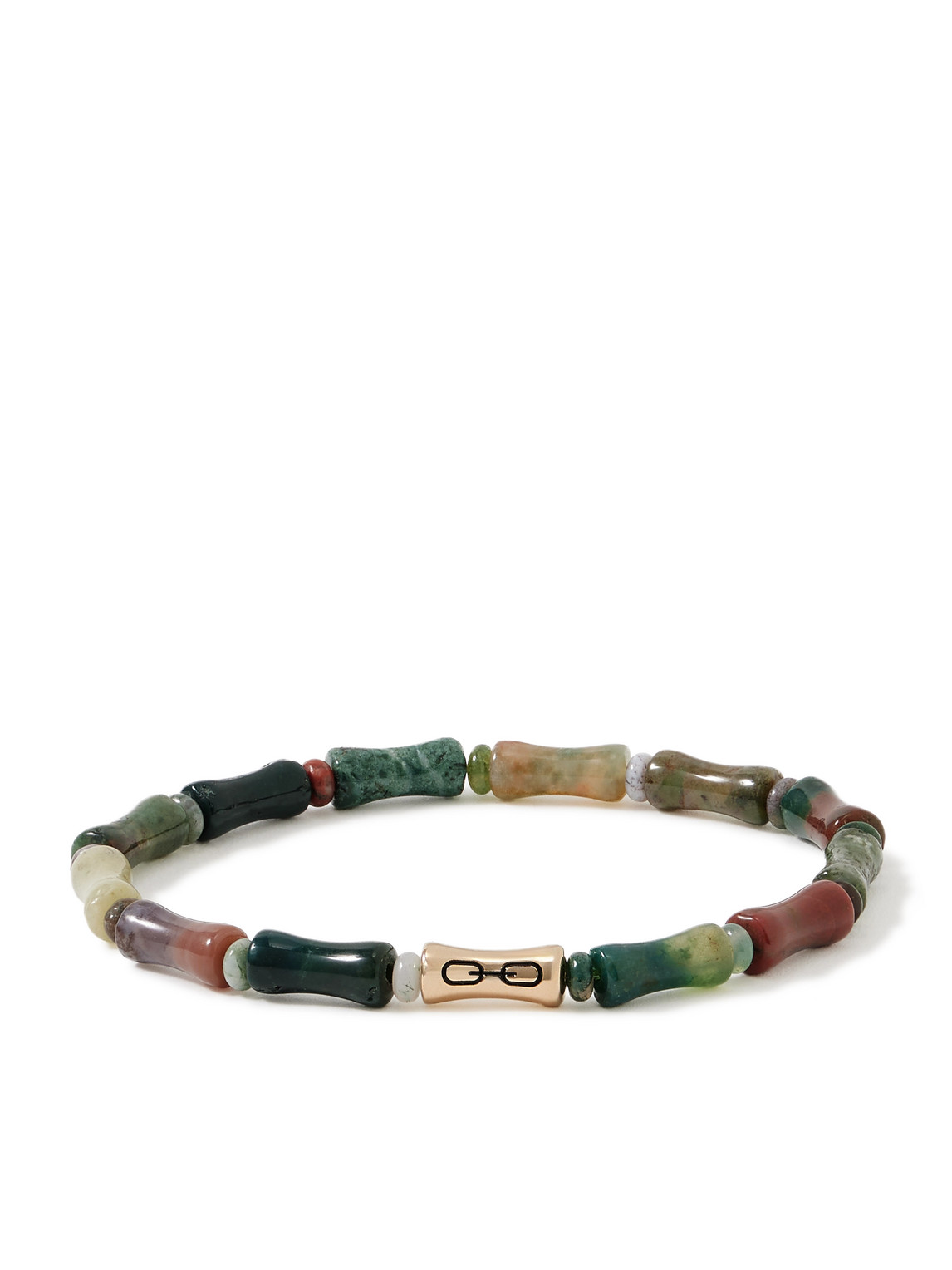 Luis Morais 14-karat Gold Agate Bracelet