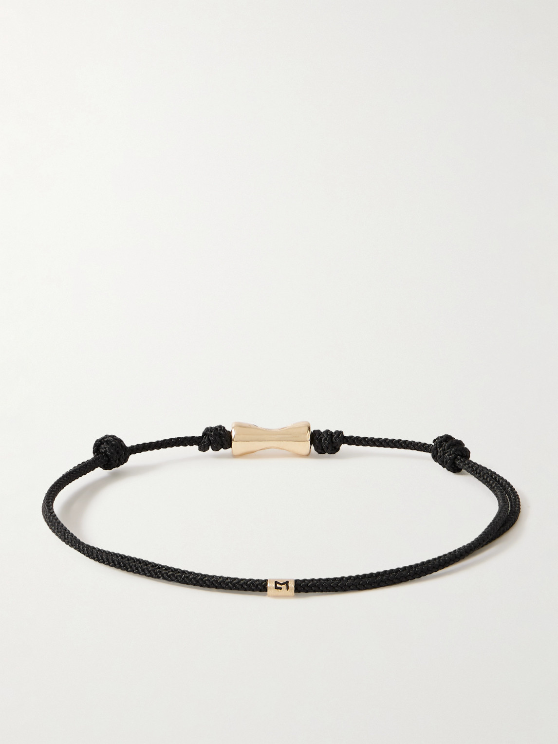 Luis Morais 14-karat Gold And Cord Bracelet