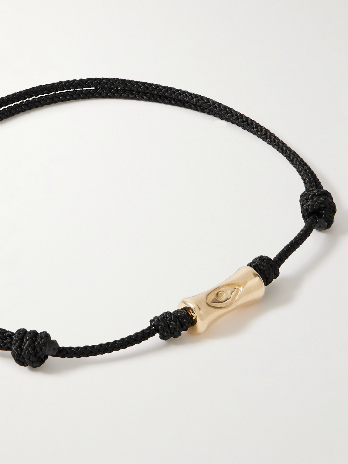 Luis Morais 14-karat Gold And Cord Bracelet