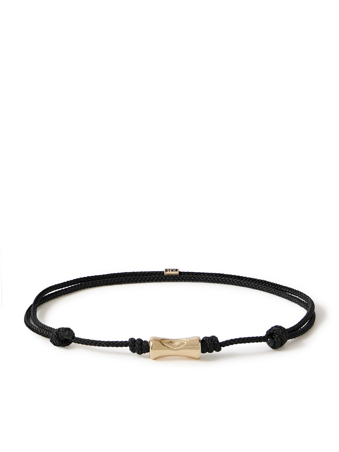 Luis Morais 14-karat Gold And Cord Bracelet