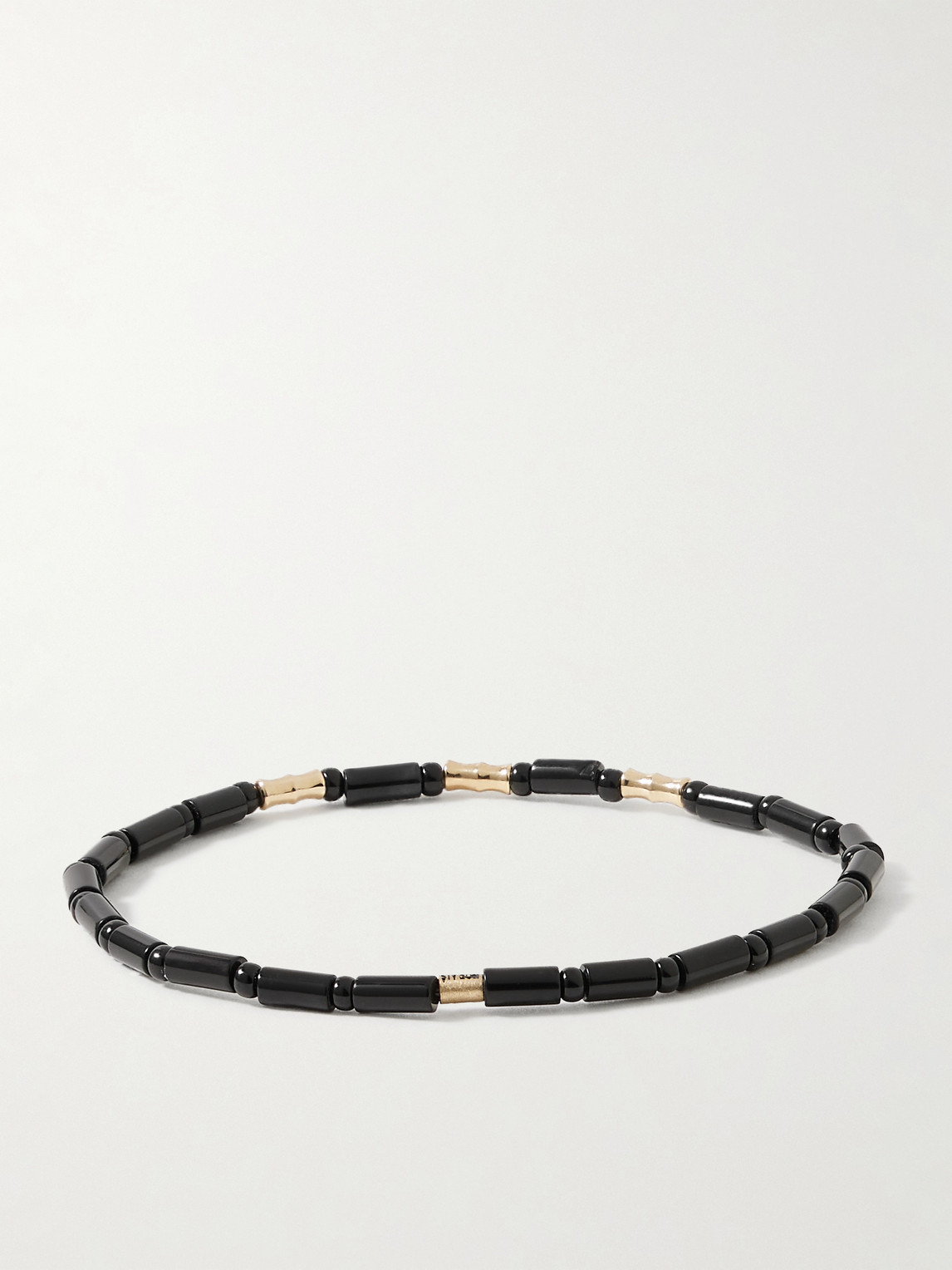 Luis Morais 14-karat Gold Onyx Bracelet