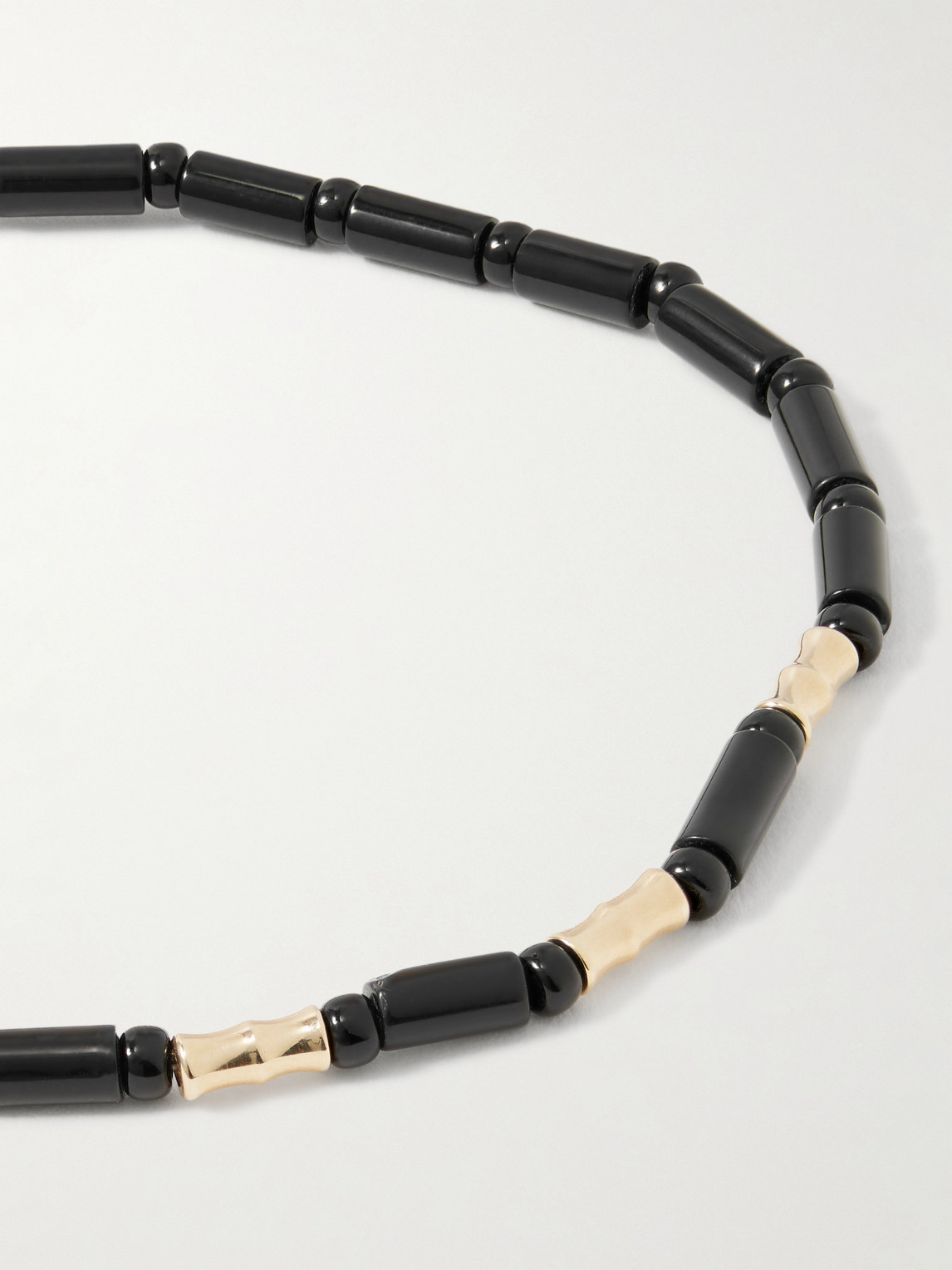 Luis Morais 14-karat Gold Onyx Bracelet