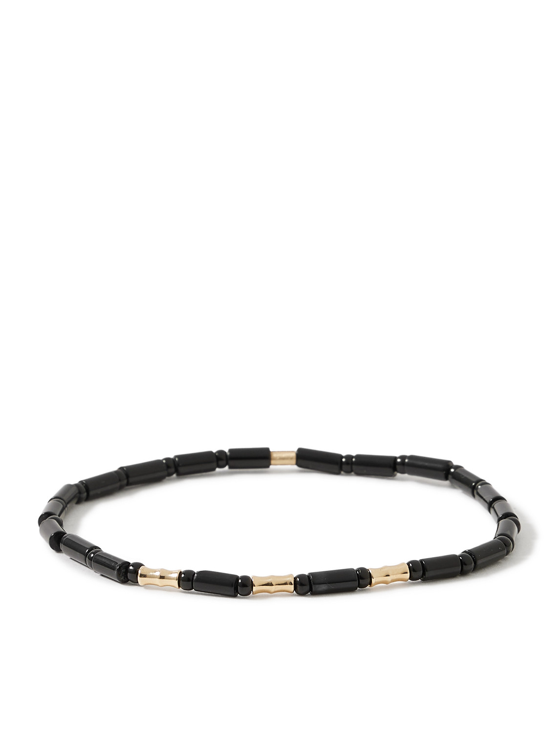 Luis Morais 14-karat Gold Onyx Bracelet