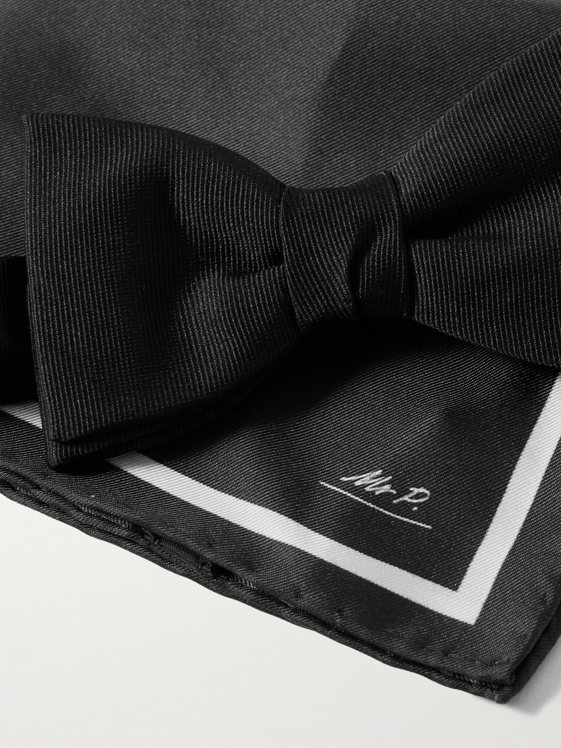 Silk Bow-Tie and Pocket Square Set — 2