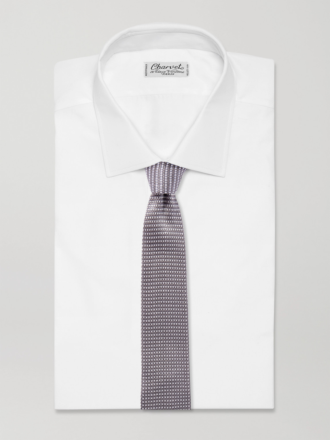 Set of Three 7cm Knitted Silk Ties — 2