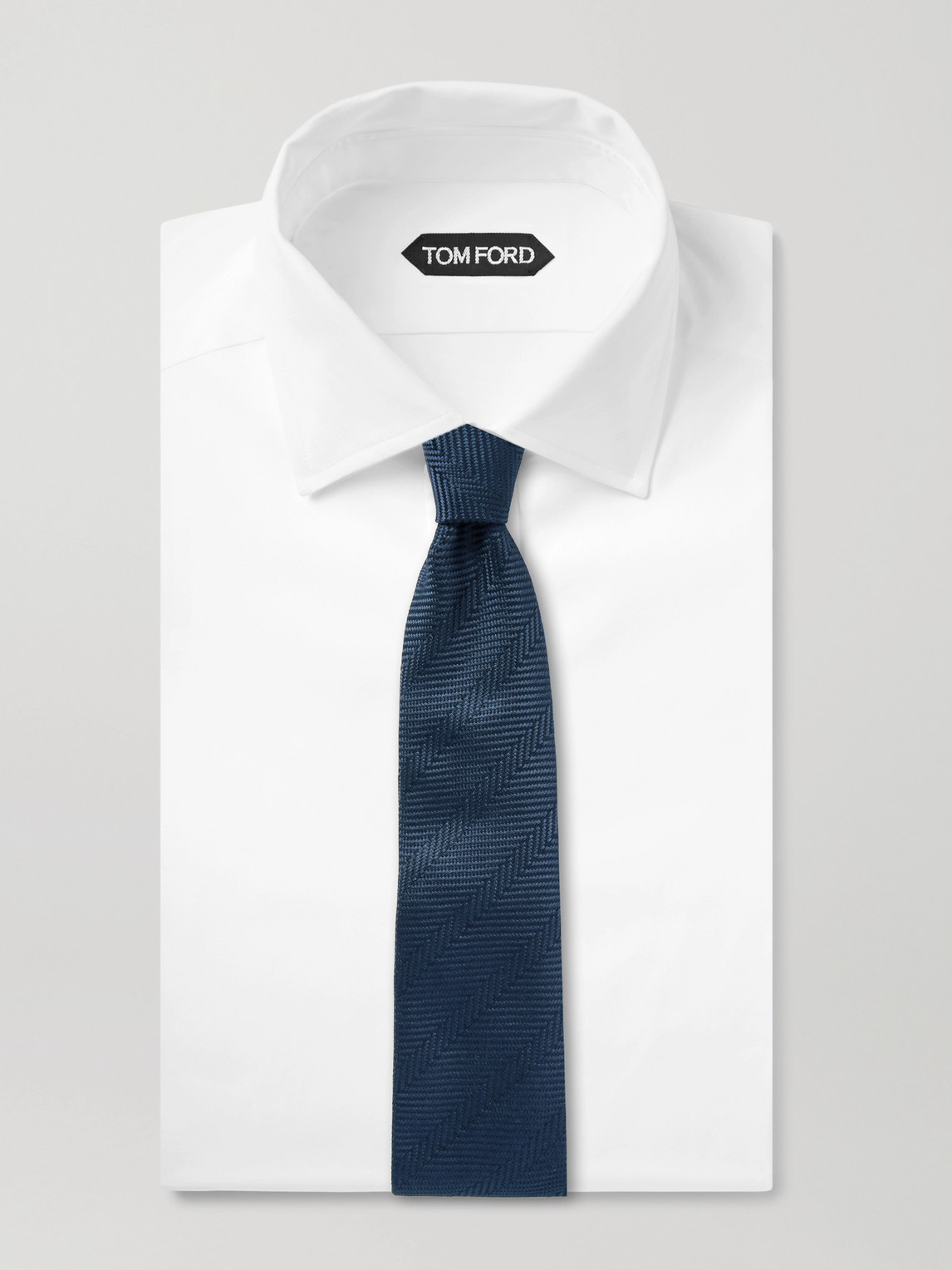 Brunello Cucinelli 7.5cm Silk-herringbone Tie