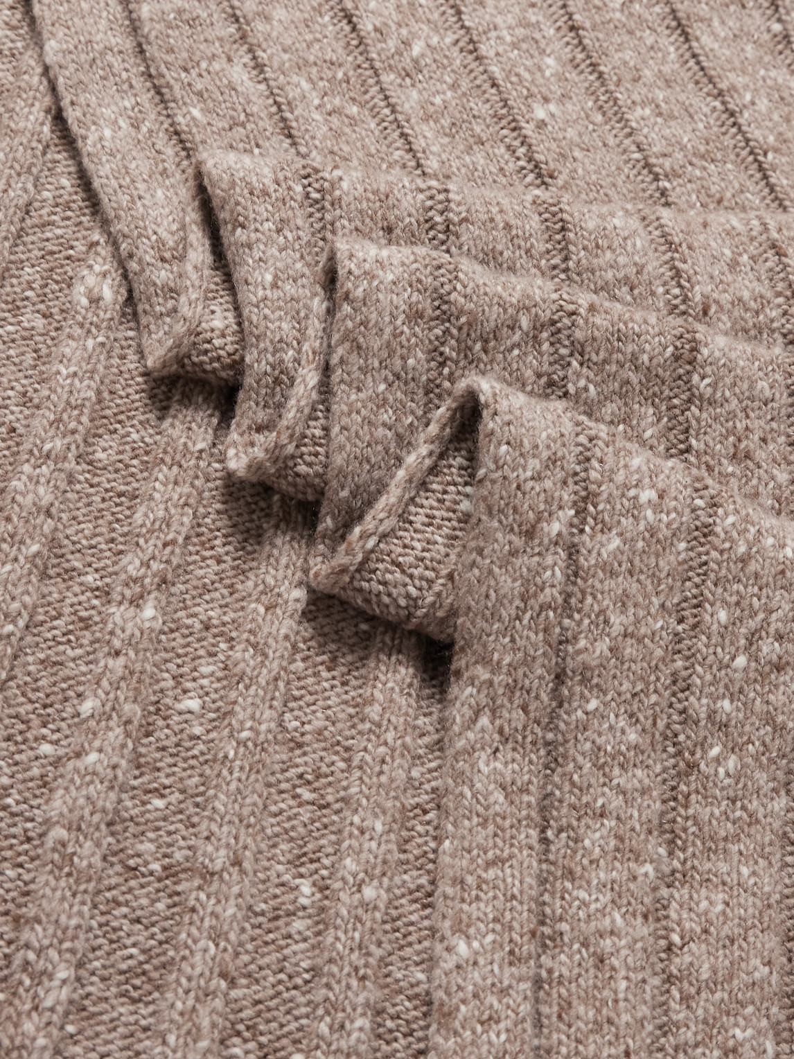 Brunello Cucinelli Ribbed Cashmere Scarf