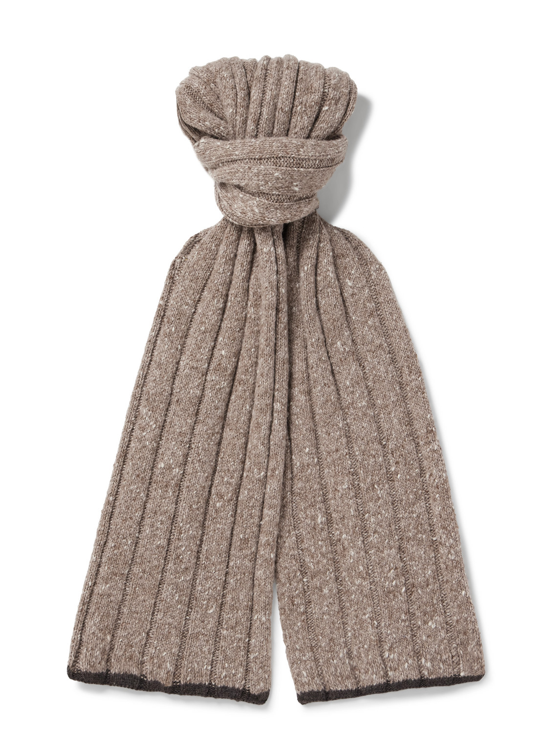 Brunello Cucinelli Ribbed Cashmere Scarf