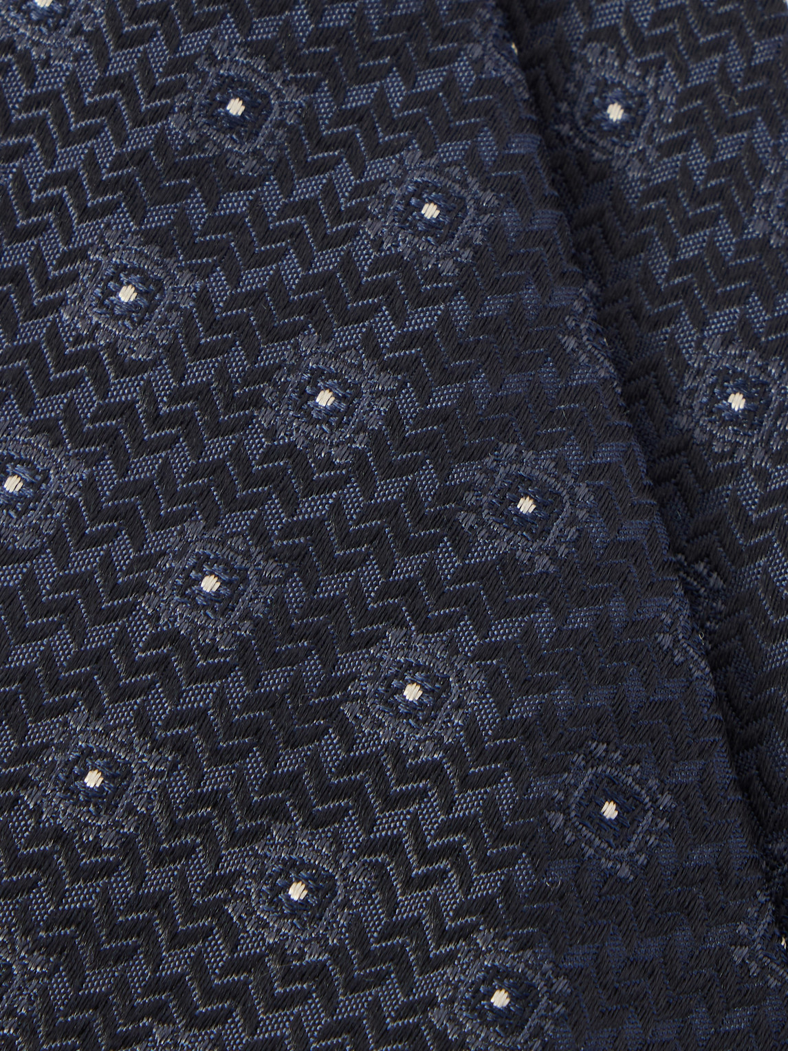  Brunello Cucinelli - 8cm Silk-jacquard Tie - Men - Blue 