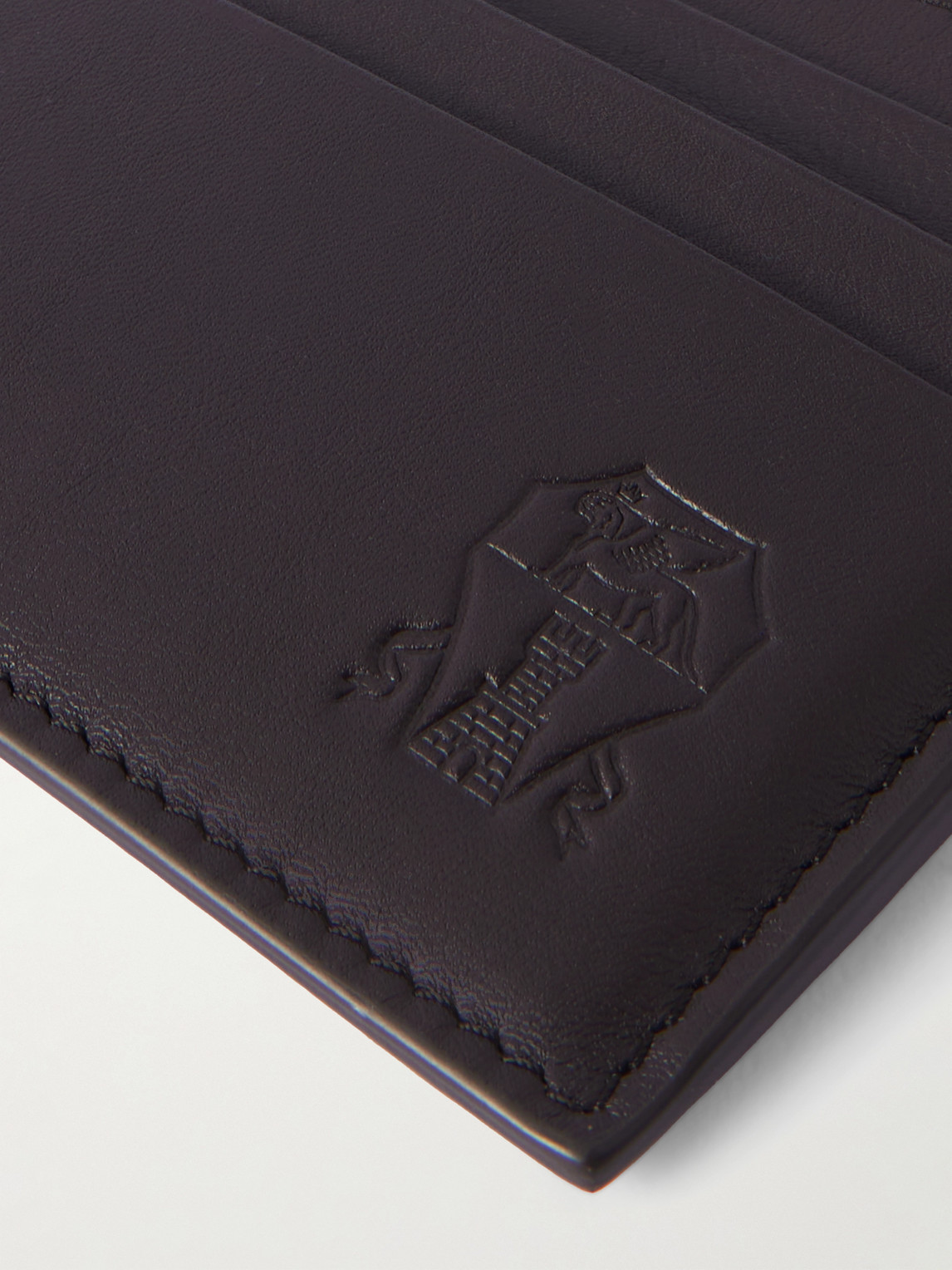  Brunello Cucinelli - Logo-debossed Leather Cardholder - Men - Brown 
