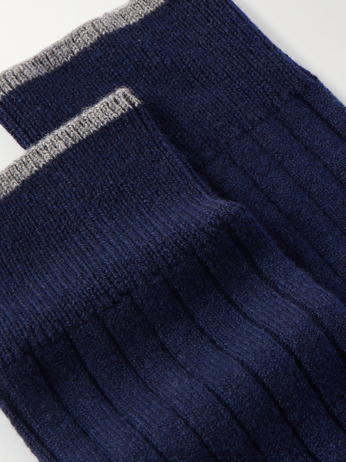 Brunello Cucinelli Ribbed Cashmere Socks
