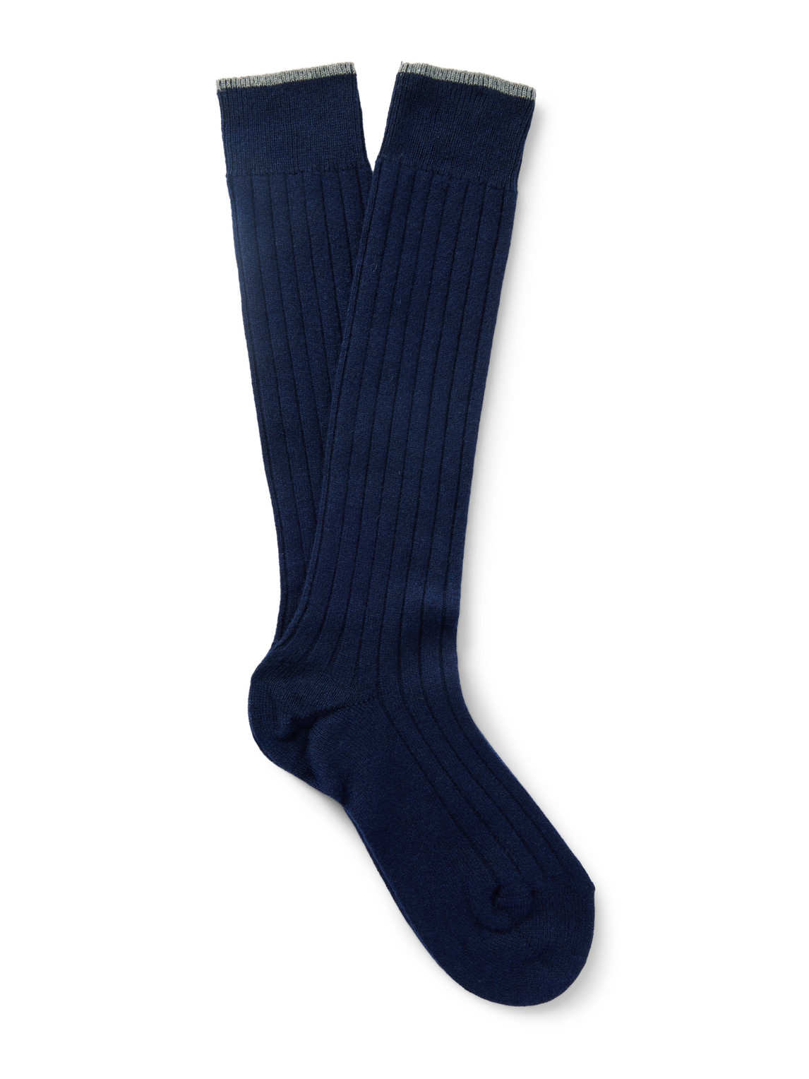 Brunello Cucinelli Ribbed Cashmere Socks