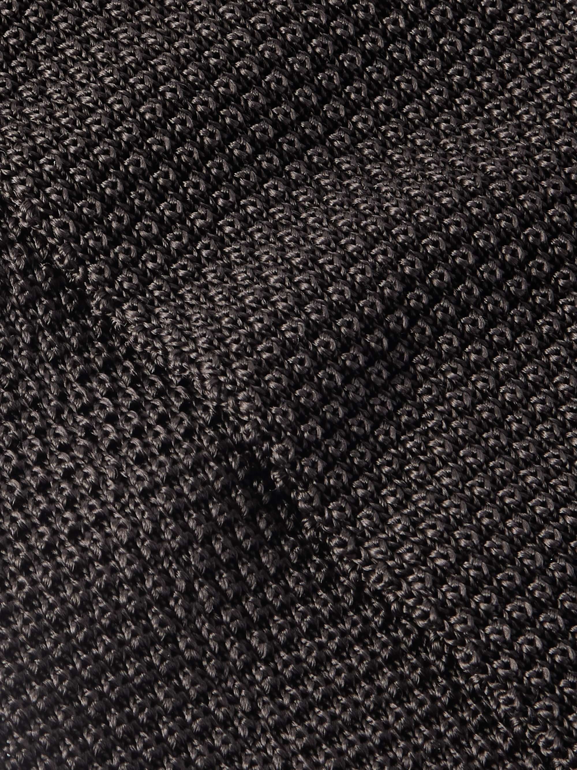 BRUNELLO CUCINELLI Knitted Silk Tie