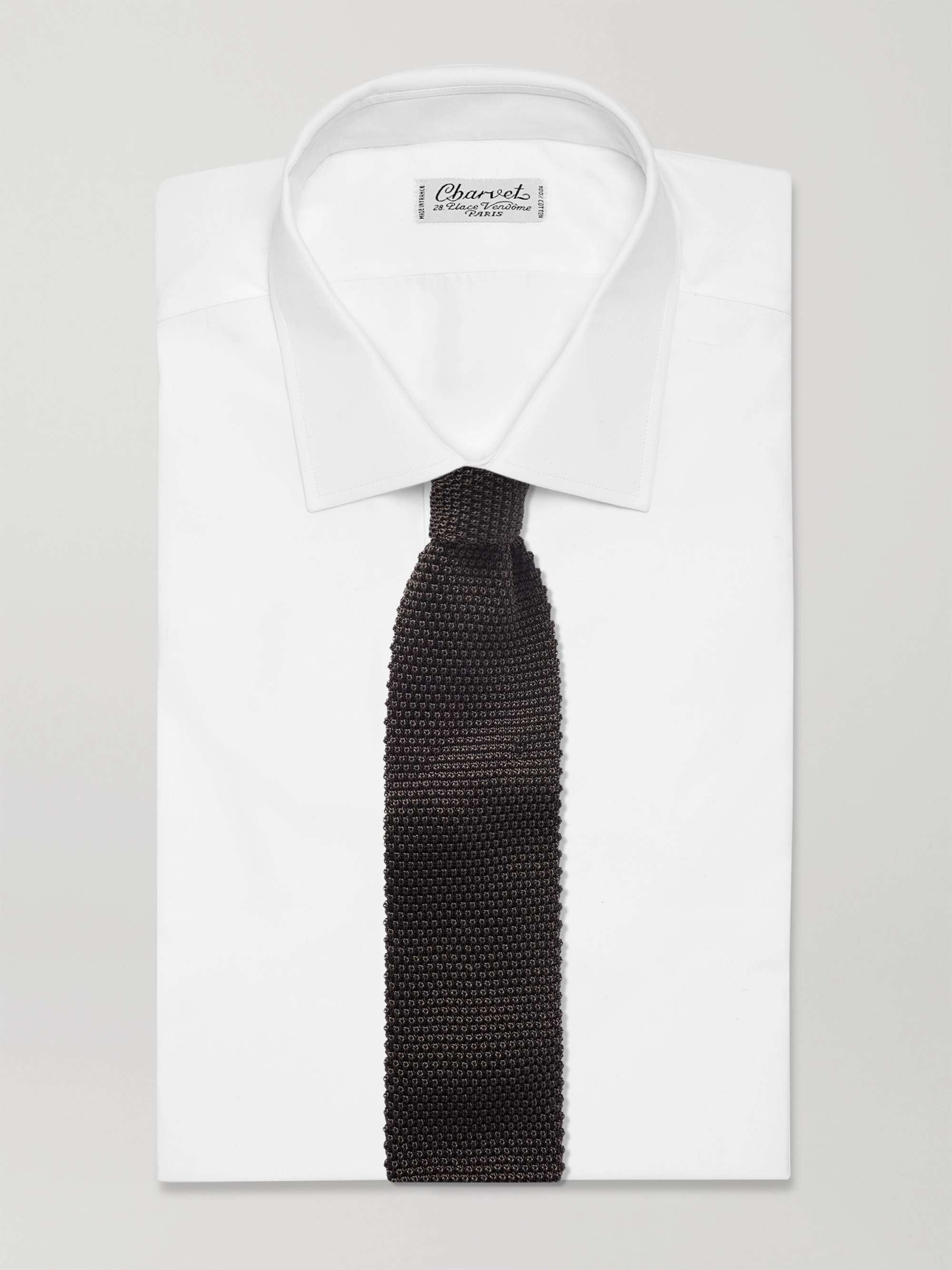 BRUNELLO CUCINELLI Knitted Silk Tie