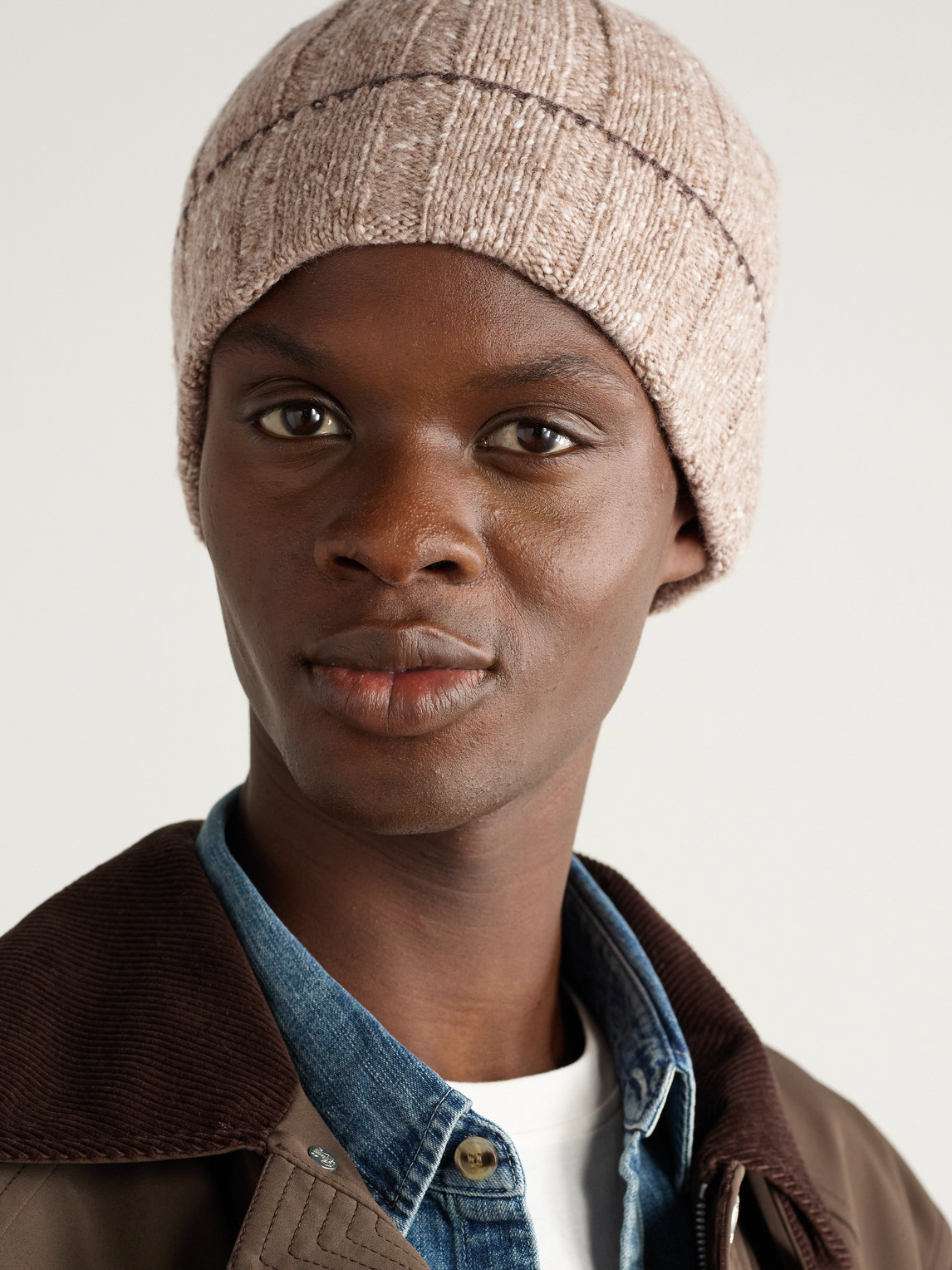 Brunello Cucinelli Ribbed Cashmere Beanie