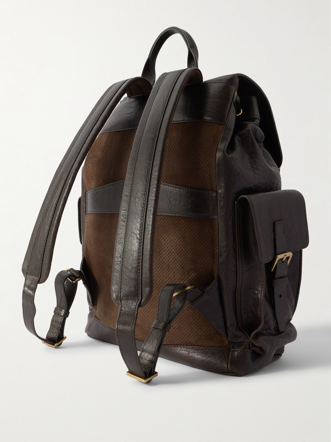 Brunello Cucinelli Full-grain Leather Backpack