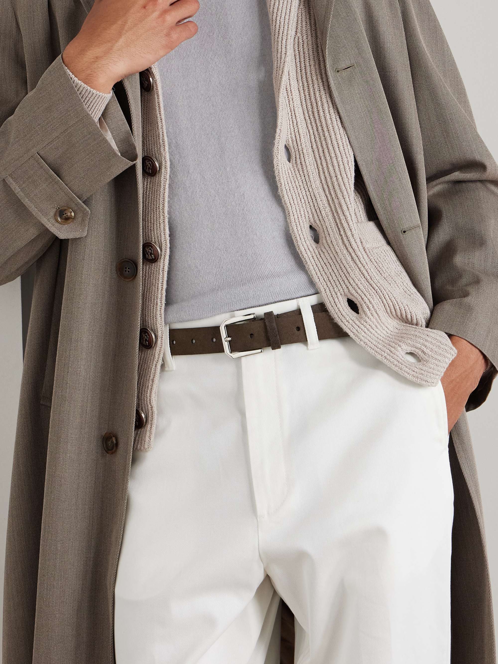BRUNELLO CUCINELLI Suede belt