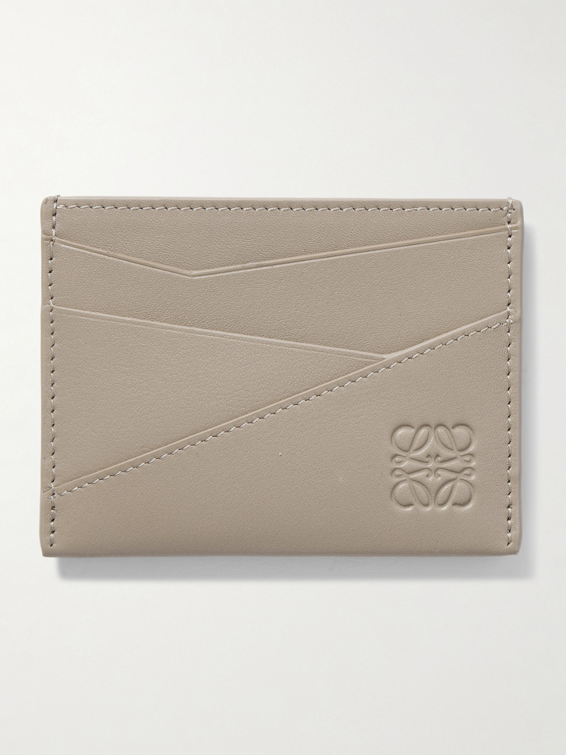 Loewe Puzzle Logo-Debossed Leather Cardholder - Men
