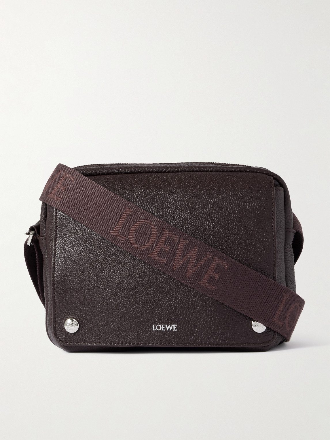Loewe Pebble XS Full-Grain Leather Messenger Bag - Men