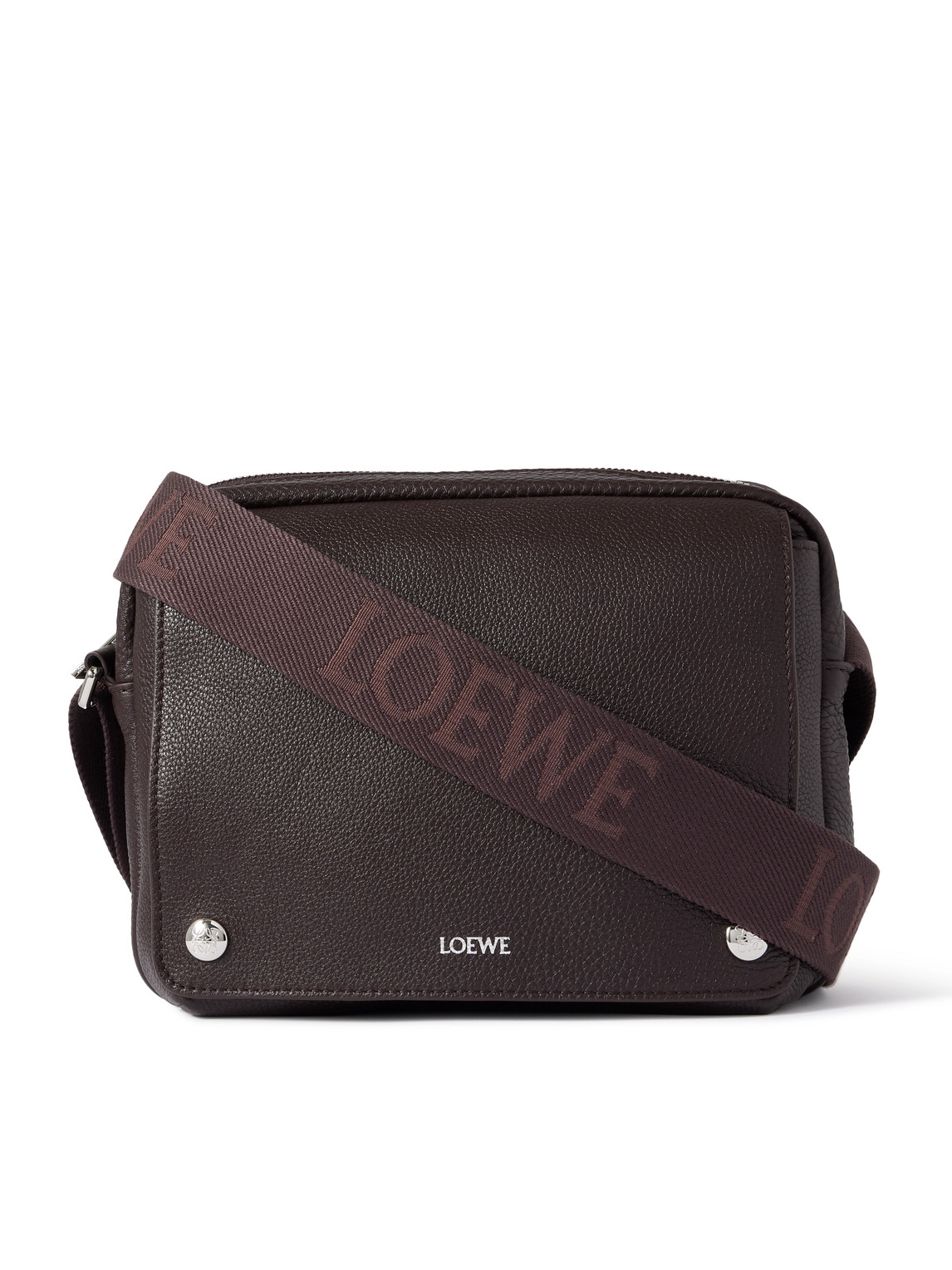 Loewe Pebble Xs Full-grain Leather Messenger Bag