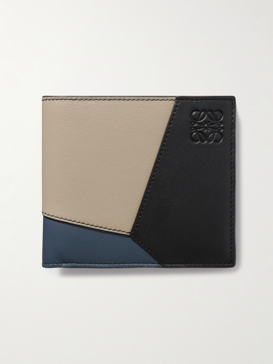 Loewe Puzzle Logo-Debossed Leather Billfold Wallet - Men