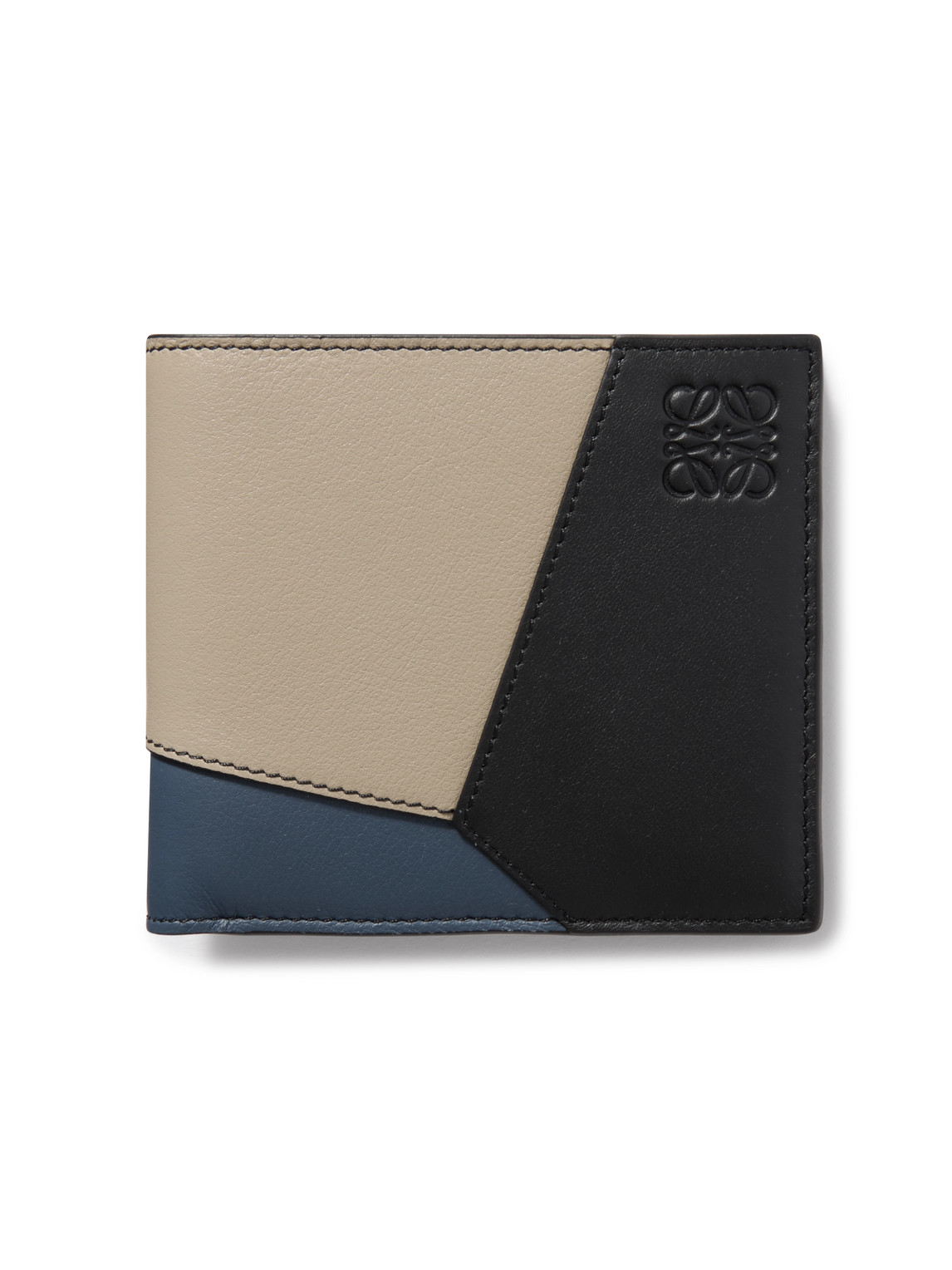 Loewe Puzzle Logo-debossed Leather Billfold Wallet