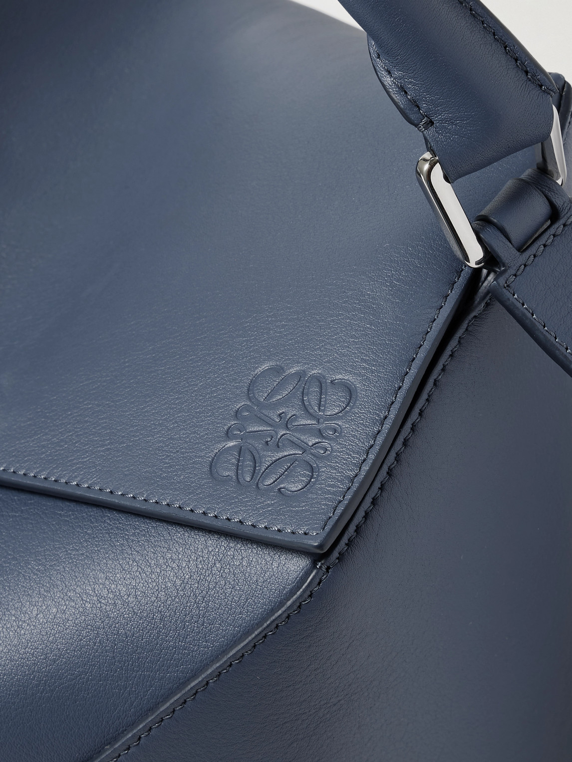 Loewe Puzzle Edge Large Logo-debossed Leather Messenger Bag