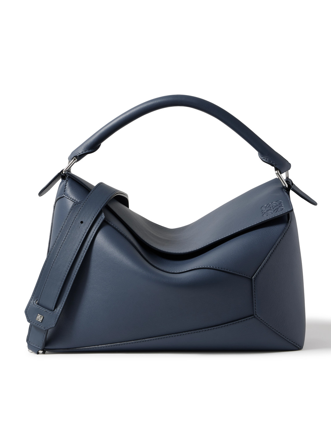 Loewe Puzzle Edge Large Logo-debossed Leather Messenger Bag