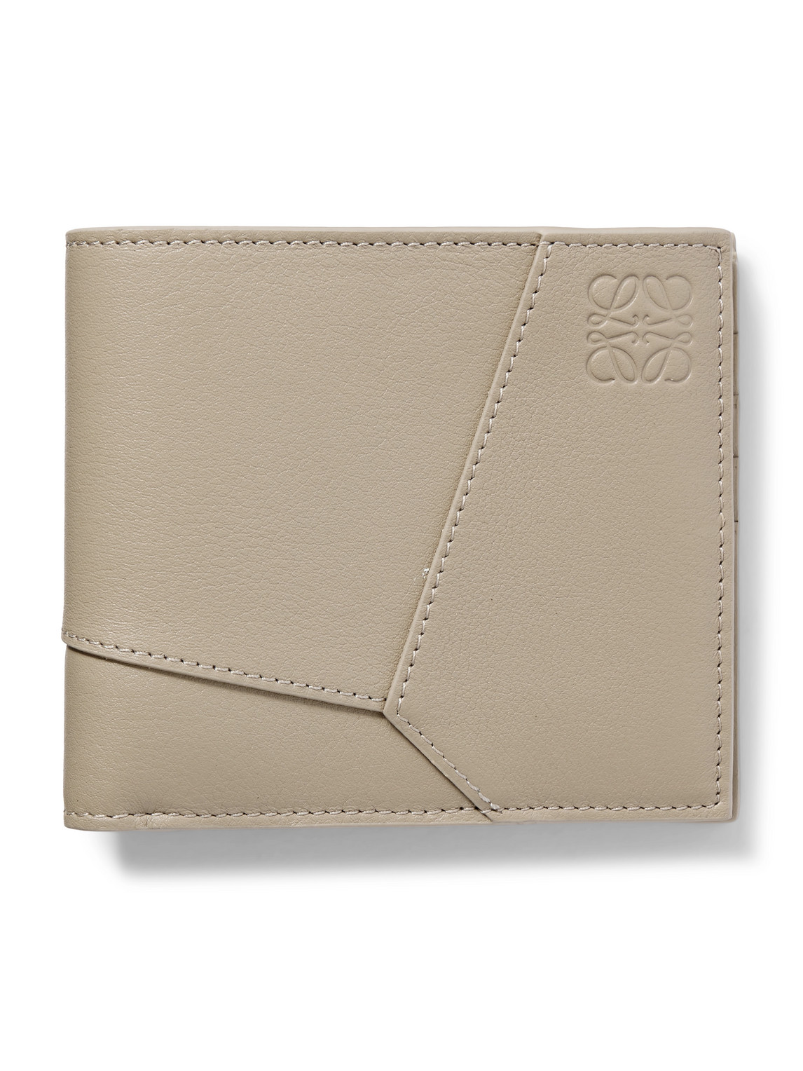 Loewe Puzzle Logo-embossed Leather Billfold Wallet