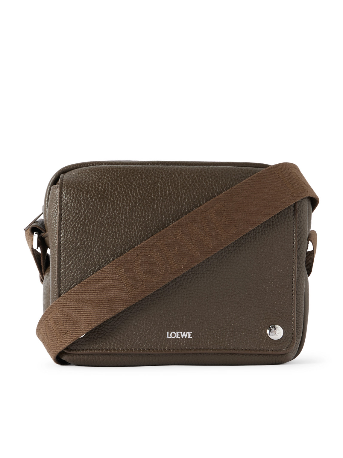 Pebble XS Full-Grain Leather Messenger Bag