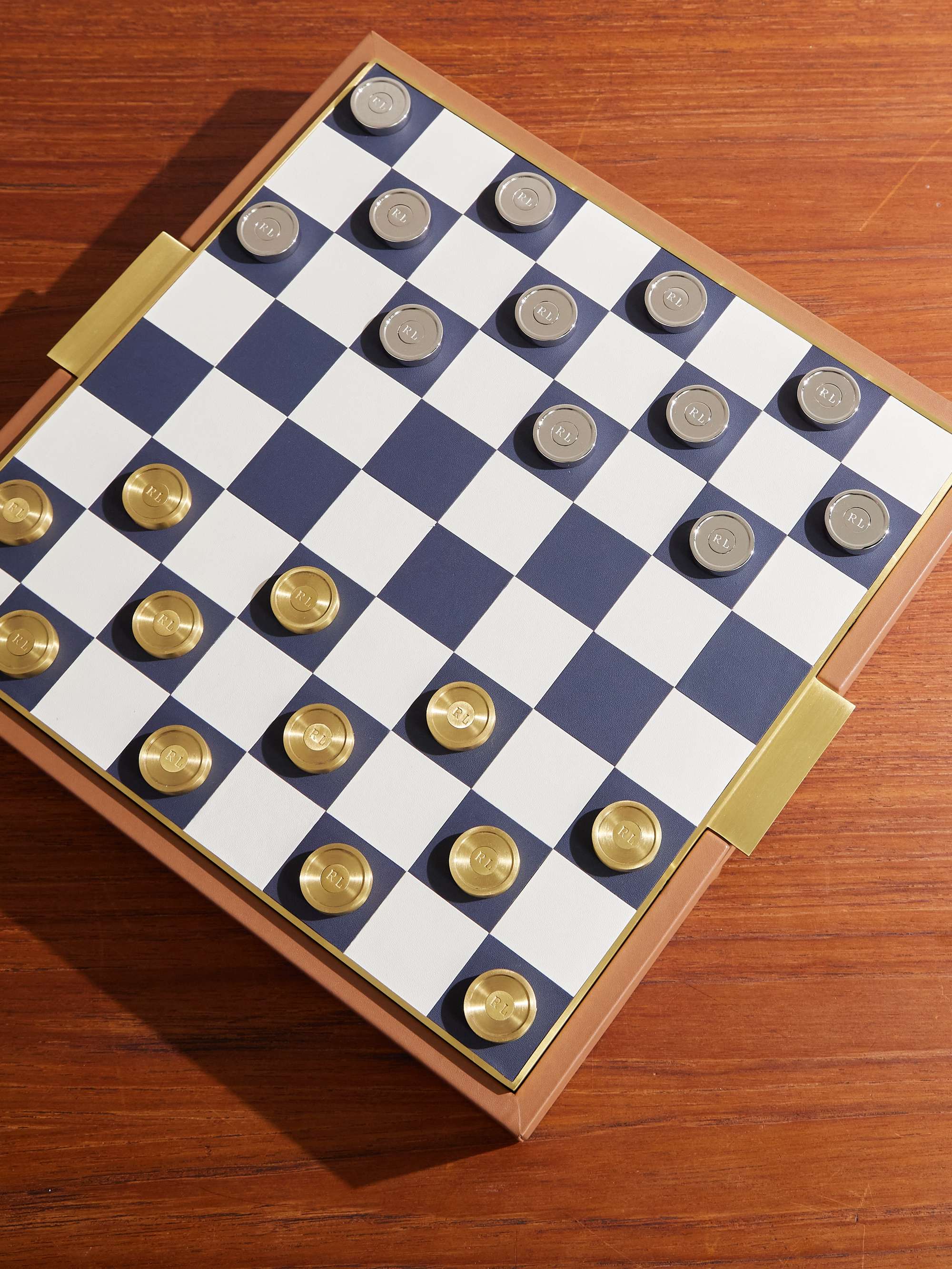RALPH LAUREN HOME Fowler Leather Chess Set