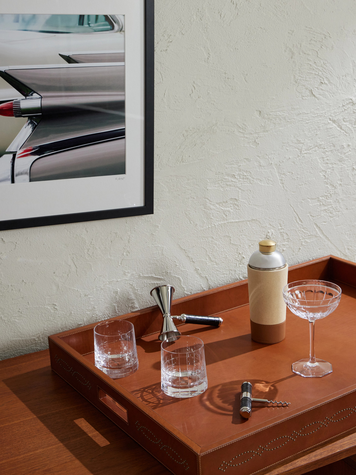 Bromley Studded Leather Tray — 2