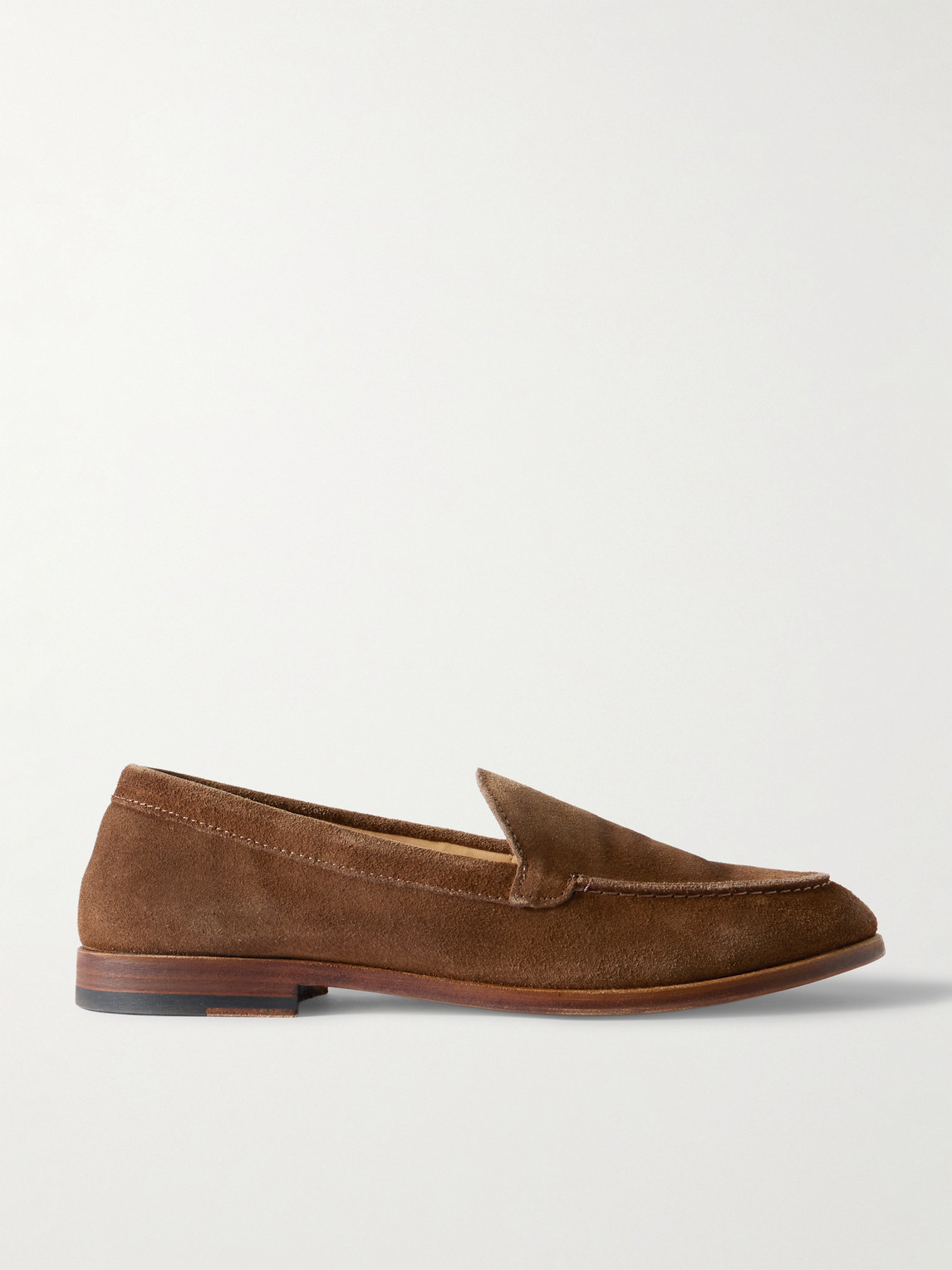 Drake's Him Henri Suede Loafers In Brown