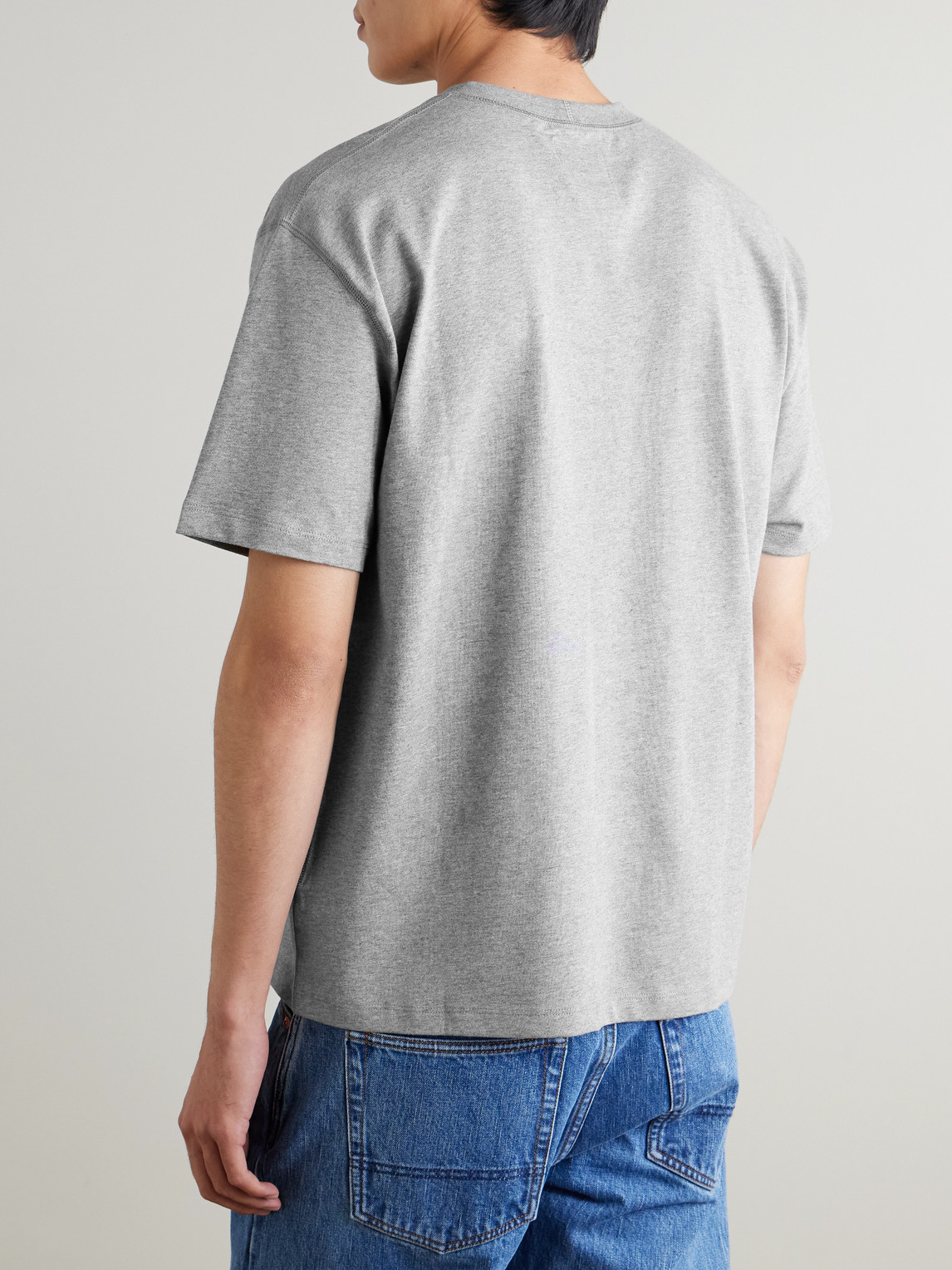 Him Hiking Logo-Embroidered Cotton-Jersey T-Shirt