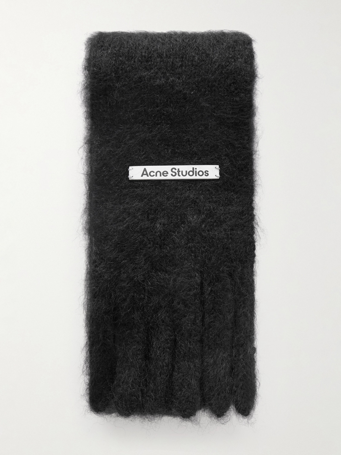 Acne Studios Kinna Skinny Fringed Mohair and Wool-Blend Scarf - Men