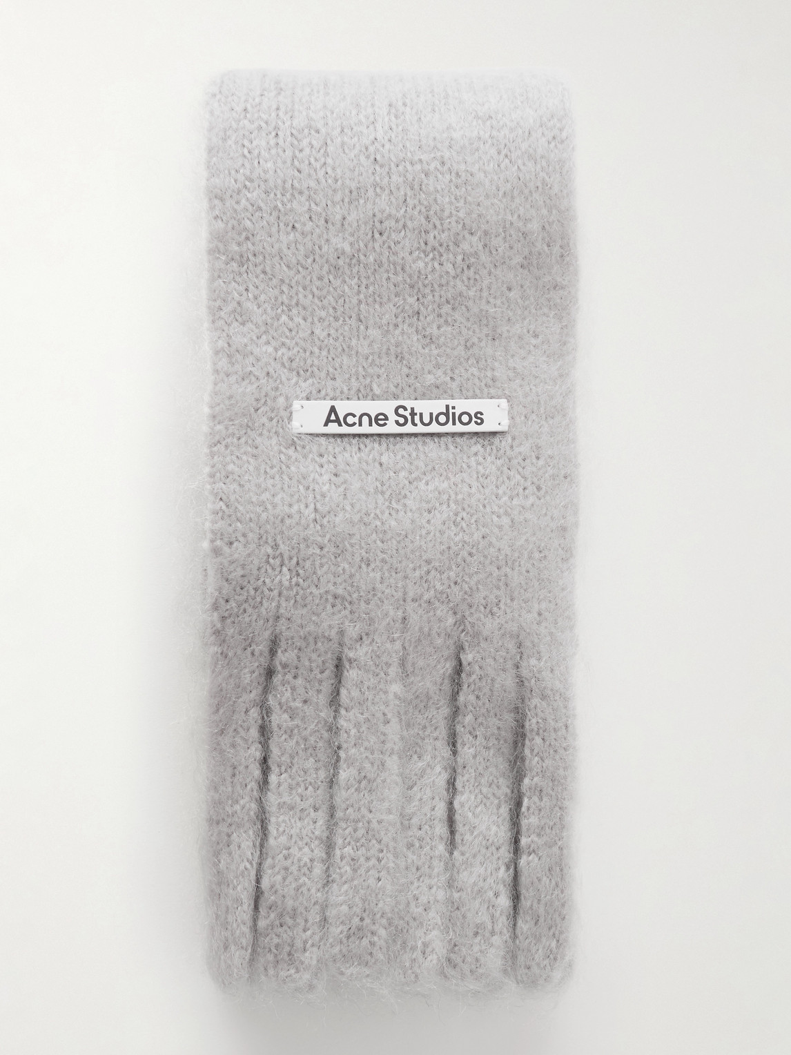 Acne Studios Kinna Skinny Fringed Mohair and Wool-Blend Scarf - Men
