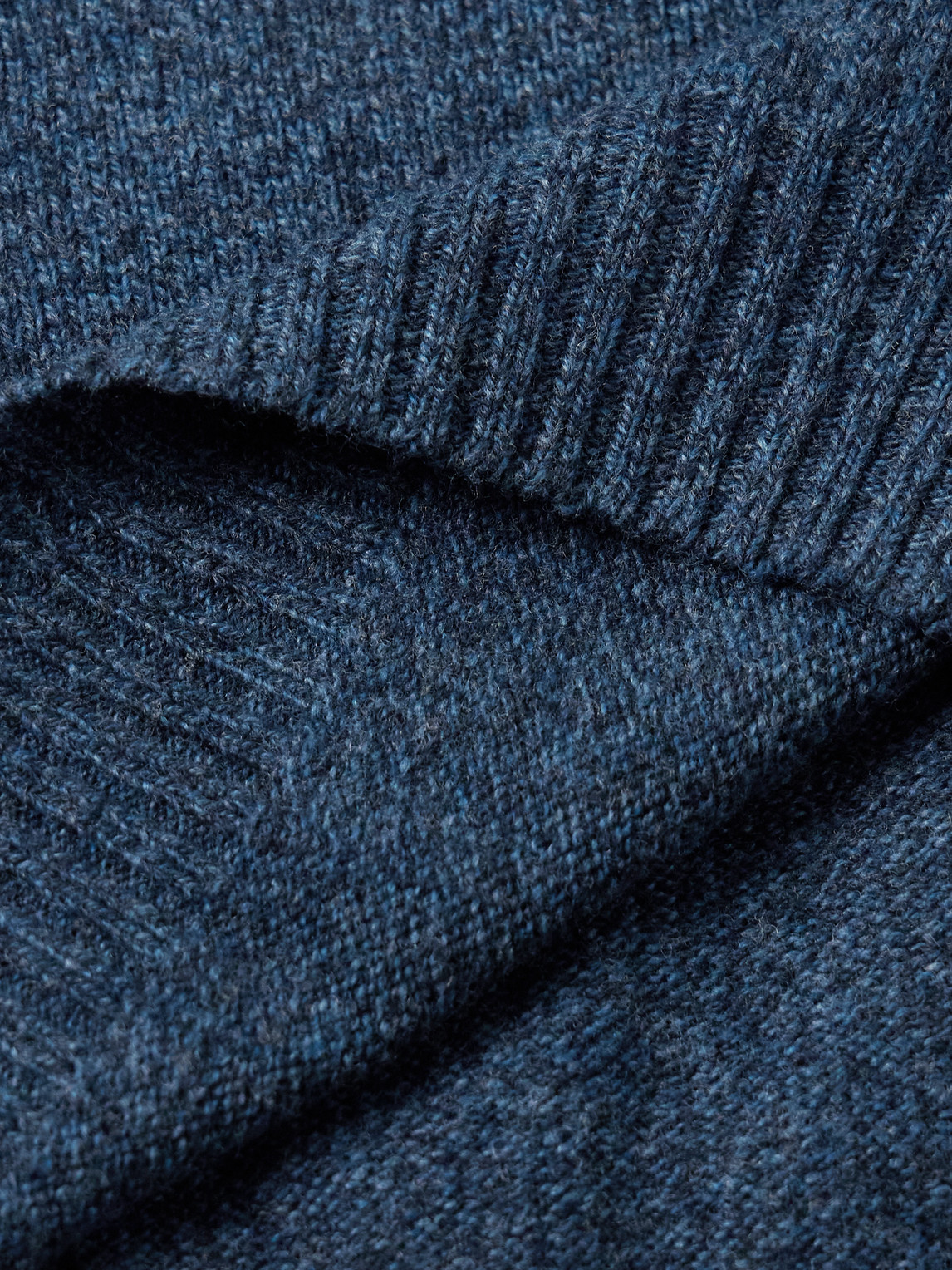 Boglioli Wool And Cashmere-blend Sweater In Blue