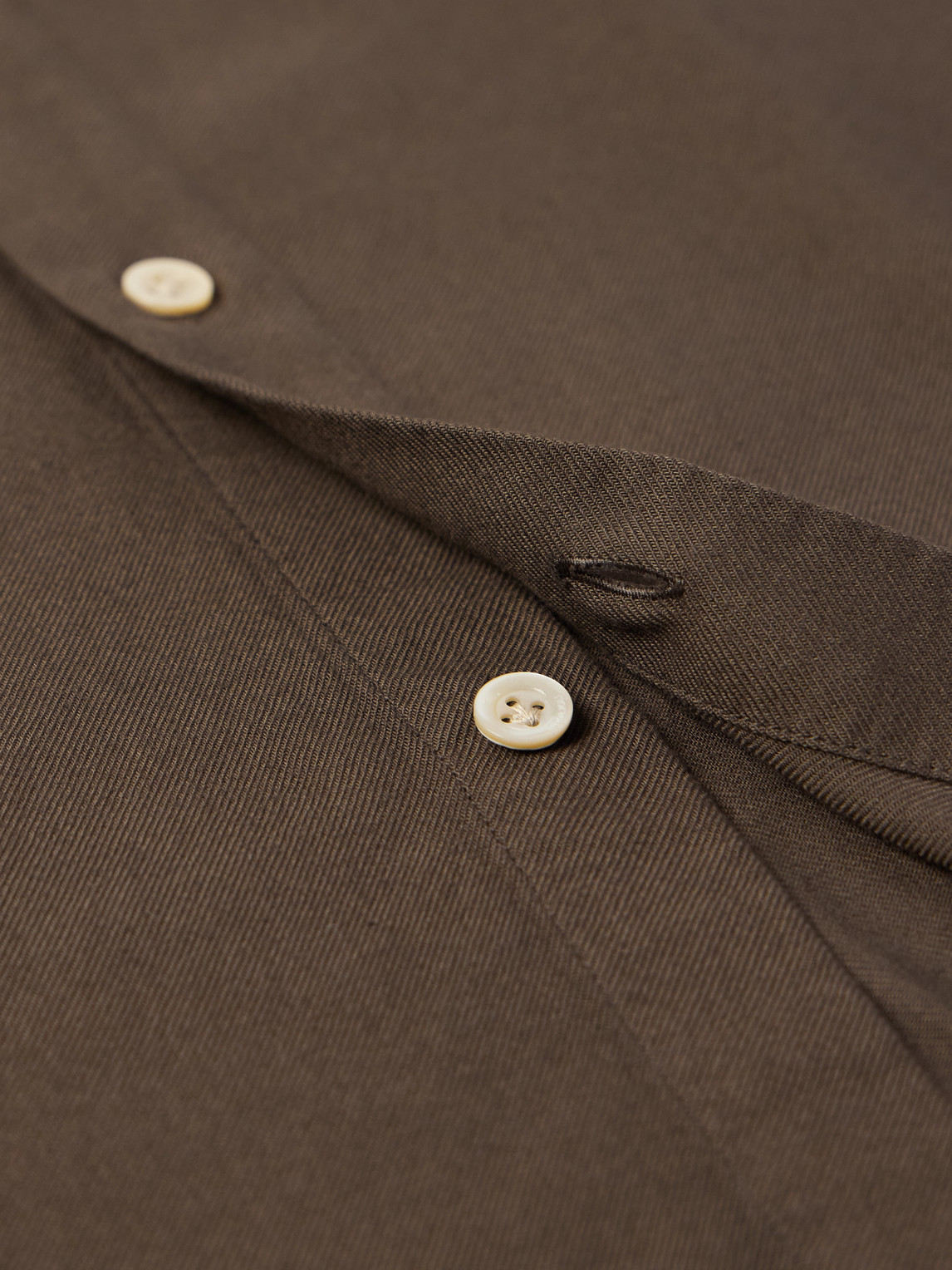 Boglioli Brushed-twill Shirt In Burgundy