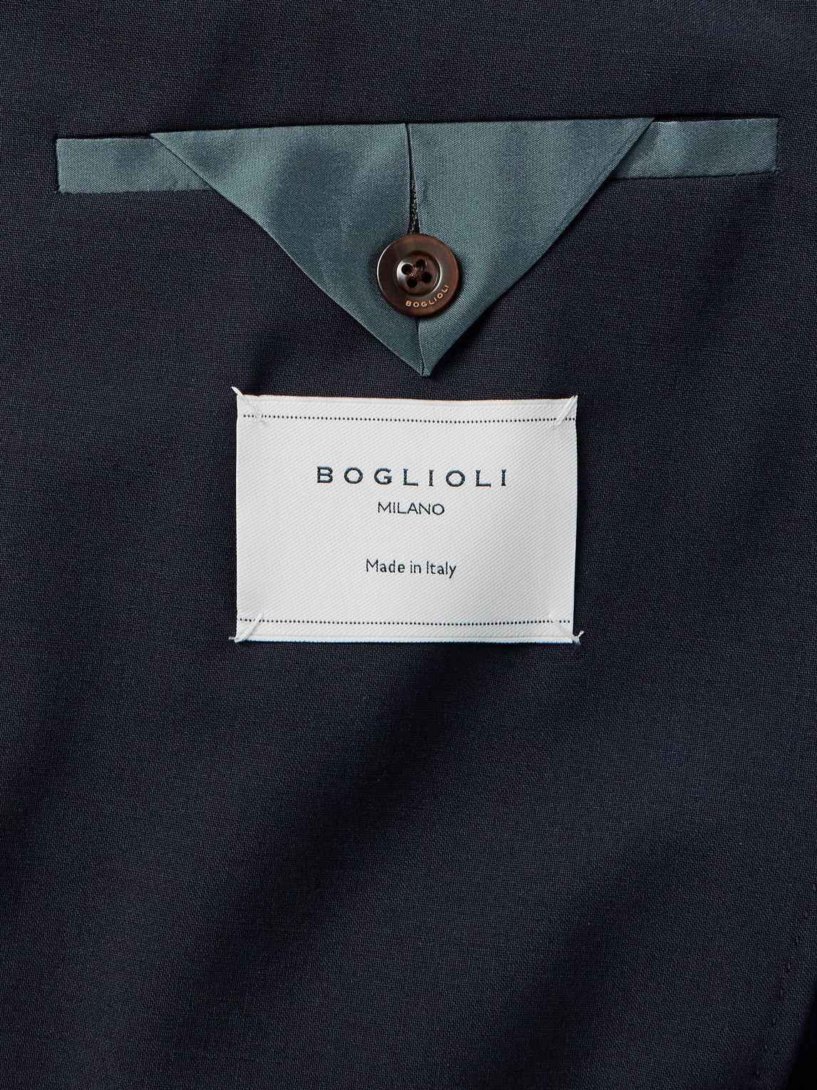 Boglioli K-jacket Wool-blend Suit Jacket In Blue