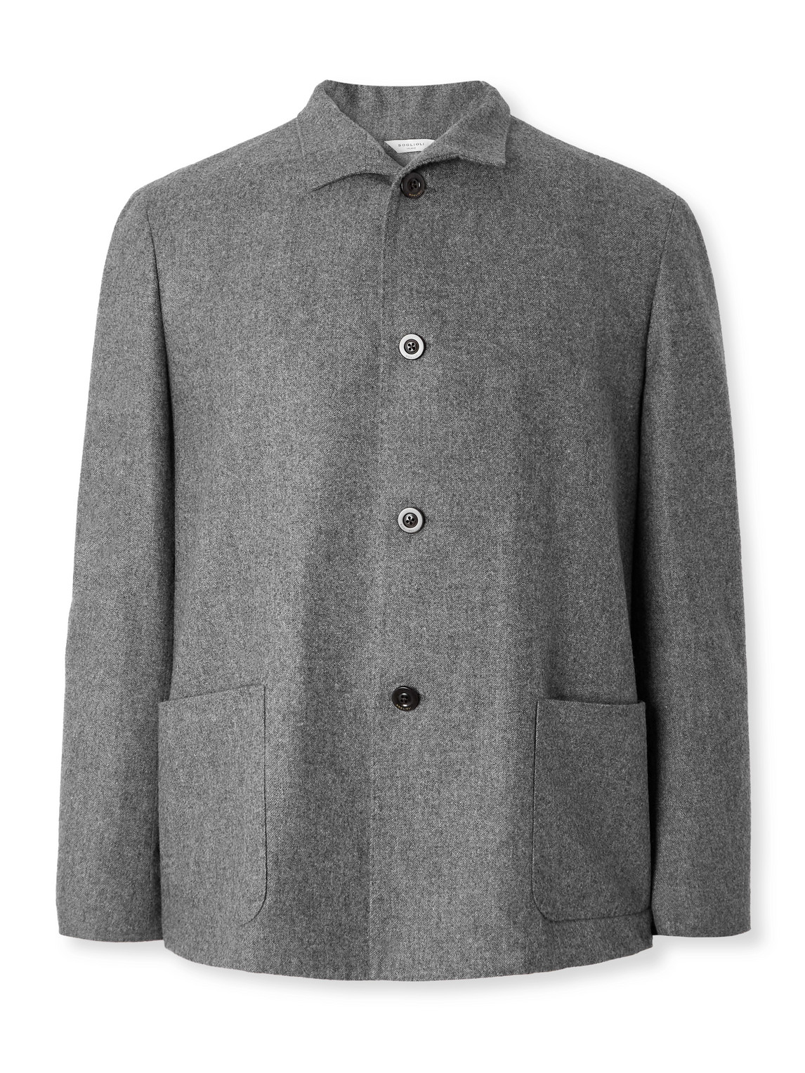 Unstructured Virgin Wool-Twill Suit Jacket