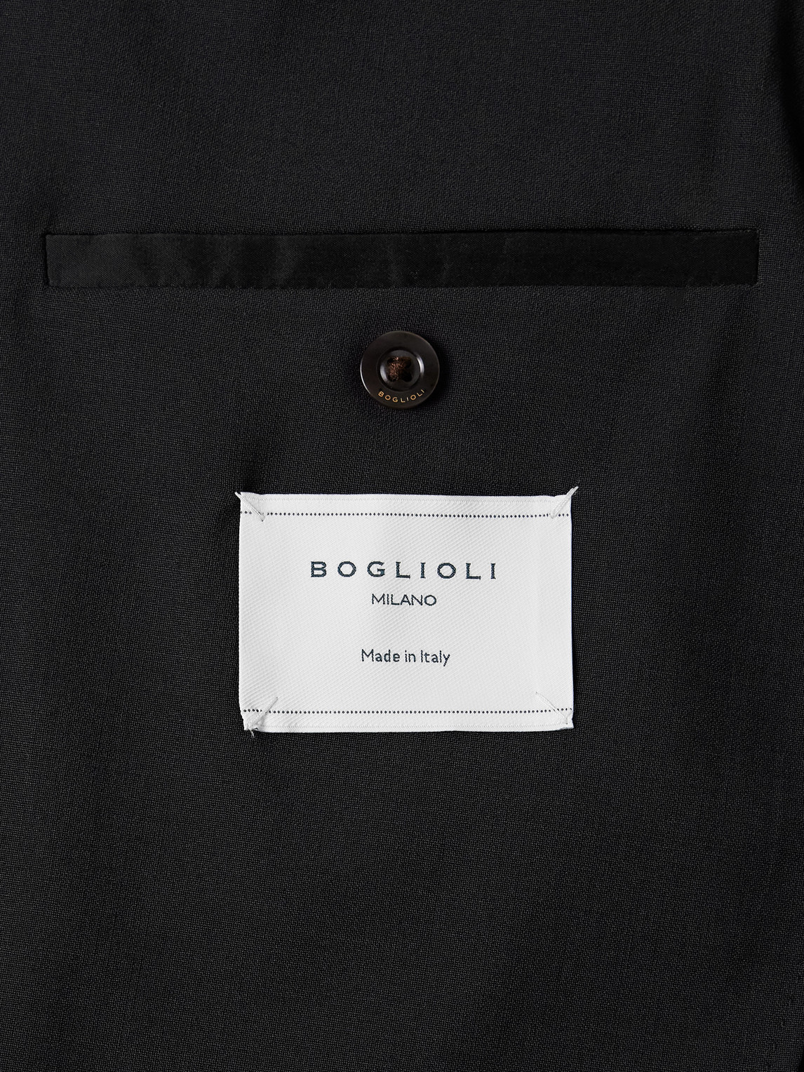 Boglioli K-jacket Unstructured Wool-blend Crepe Suit Jacket In Black