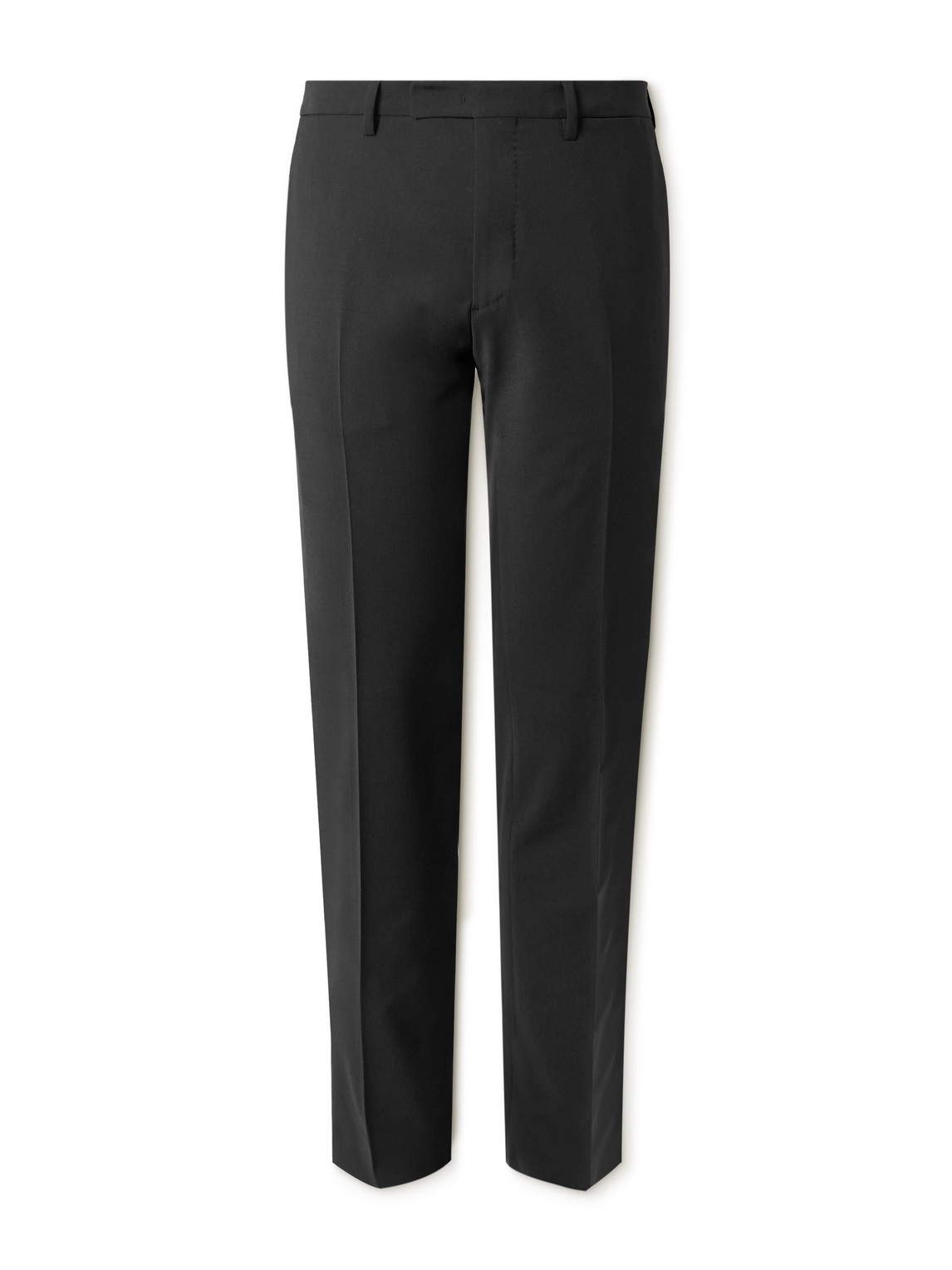 Straight-Leg Garment-Dyed Wool-Blend Trousers