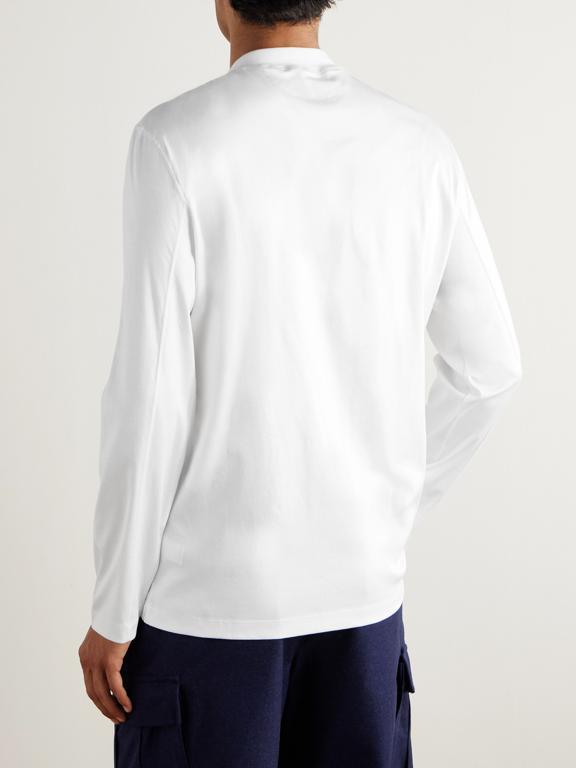 Slim-Fit Logo-Print Cotton-Jersey T-Shirt