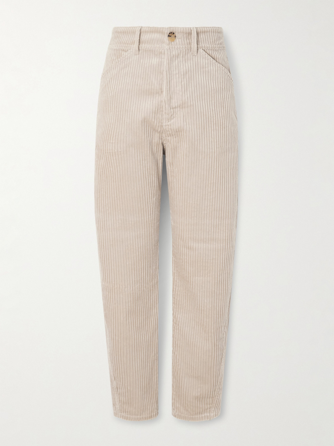 Brunello Cucinelli Slim-Fit Tapered Cotton-Corduroy Trousers - Men