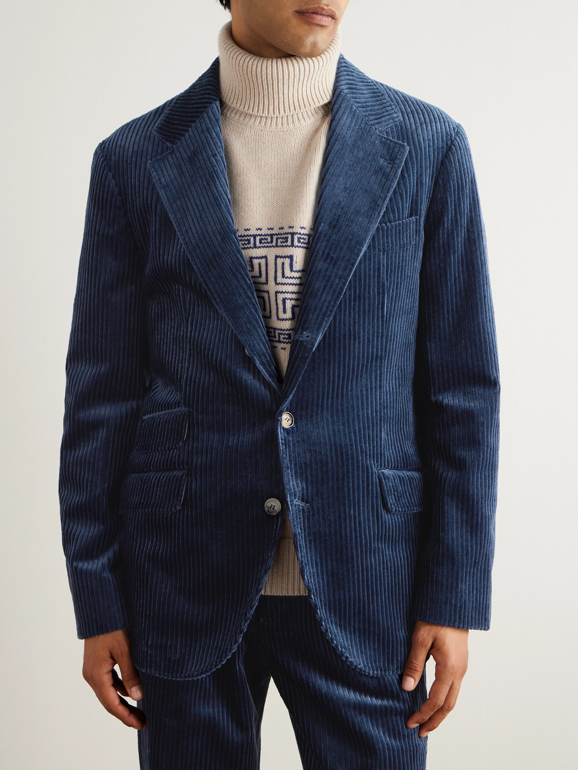 Cotton-Corduroy Suit Jacket