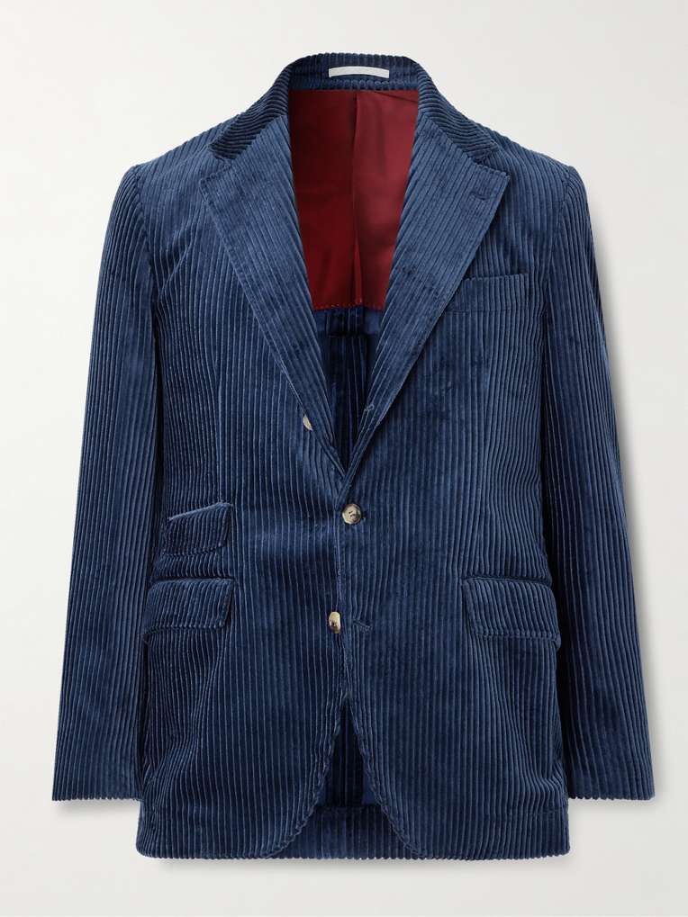 BRUNELLO CUCINELLI Cotton-Corduroy Blazer